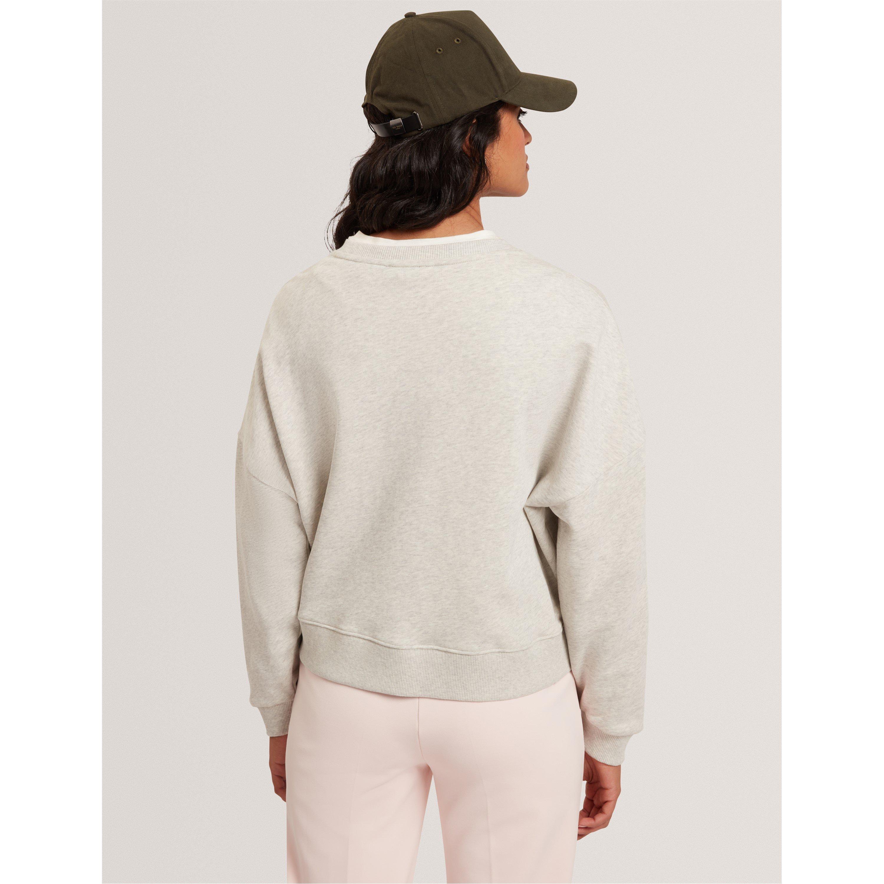 Embroidered Crew Sweatshirt