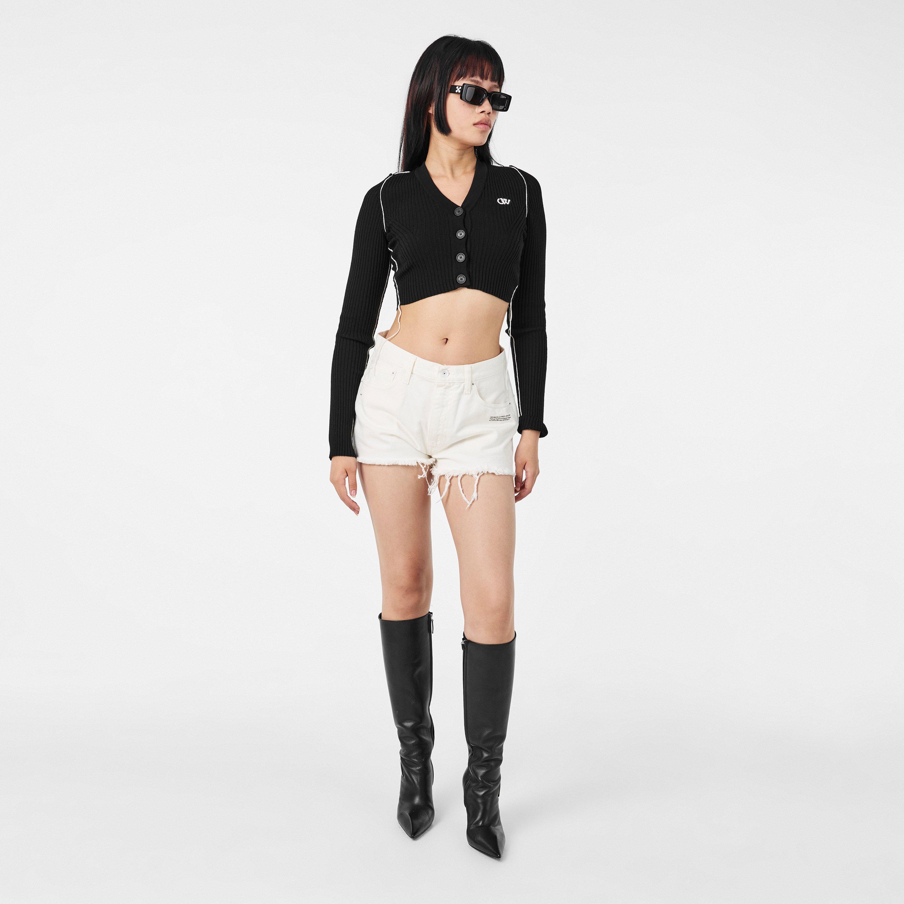 Diagonal Stripe Knitted Top