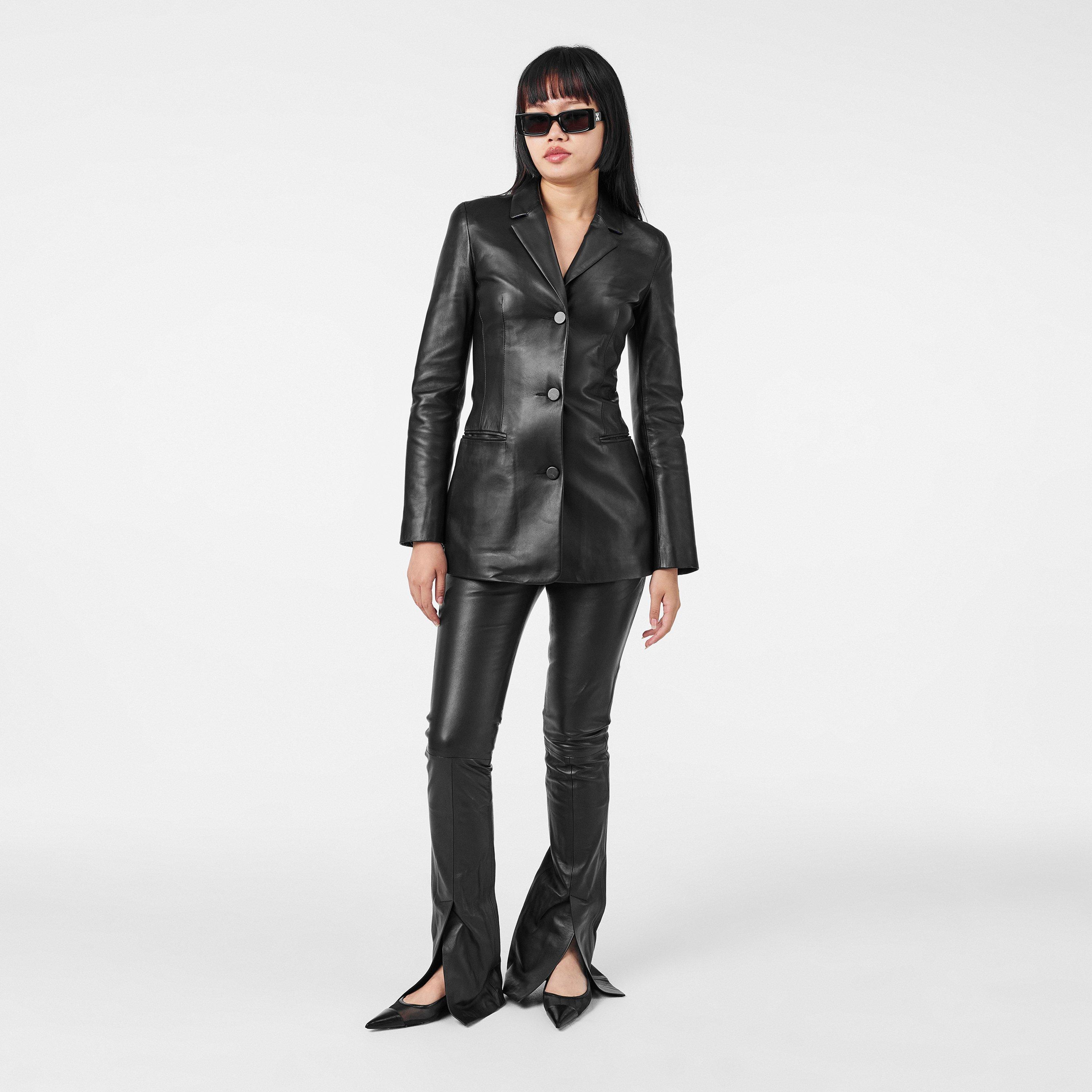 Genuine Leather Tailored Fit Leather Jacket