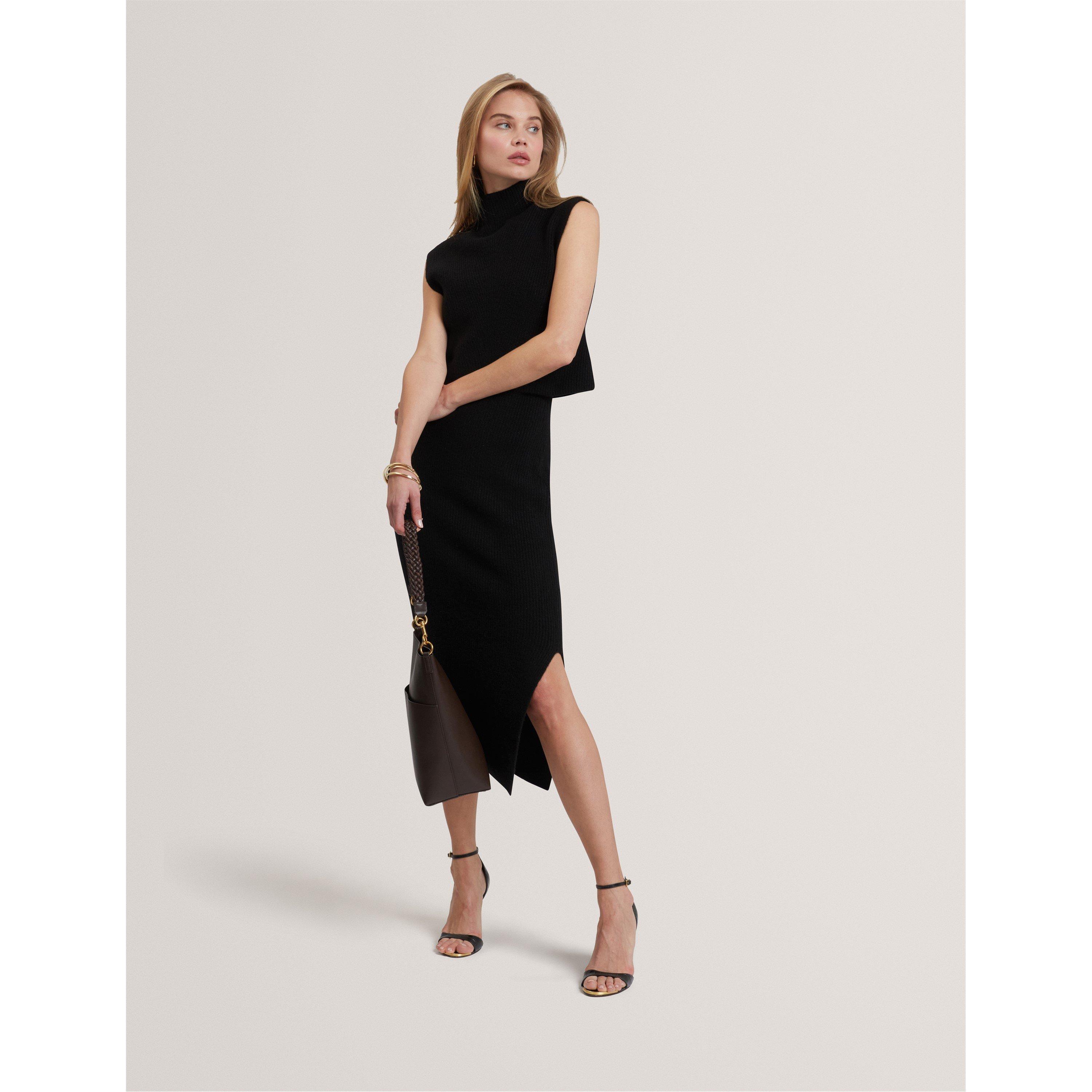 Sleeveless Knitted Jumper Dress