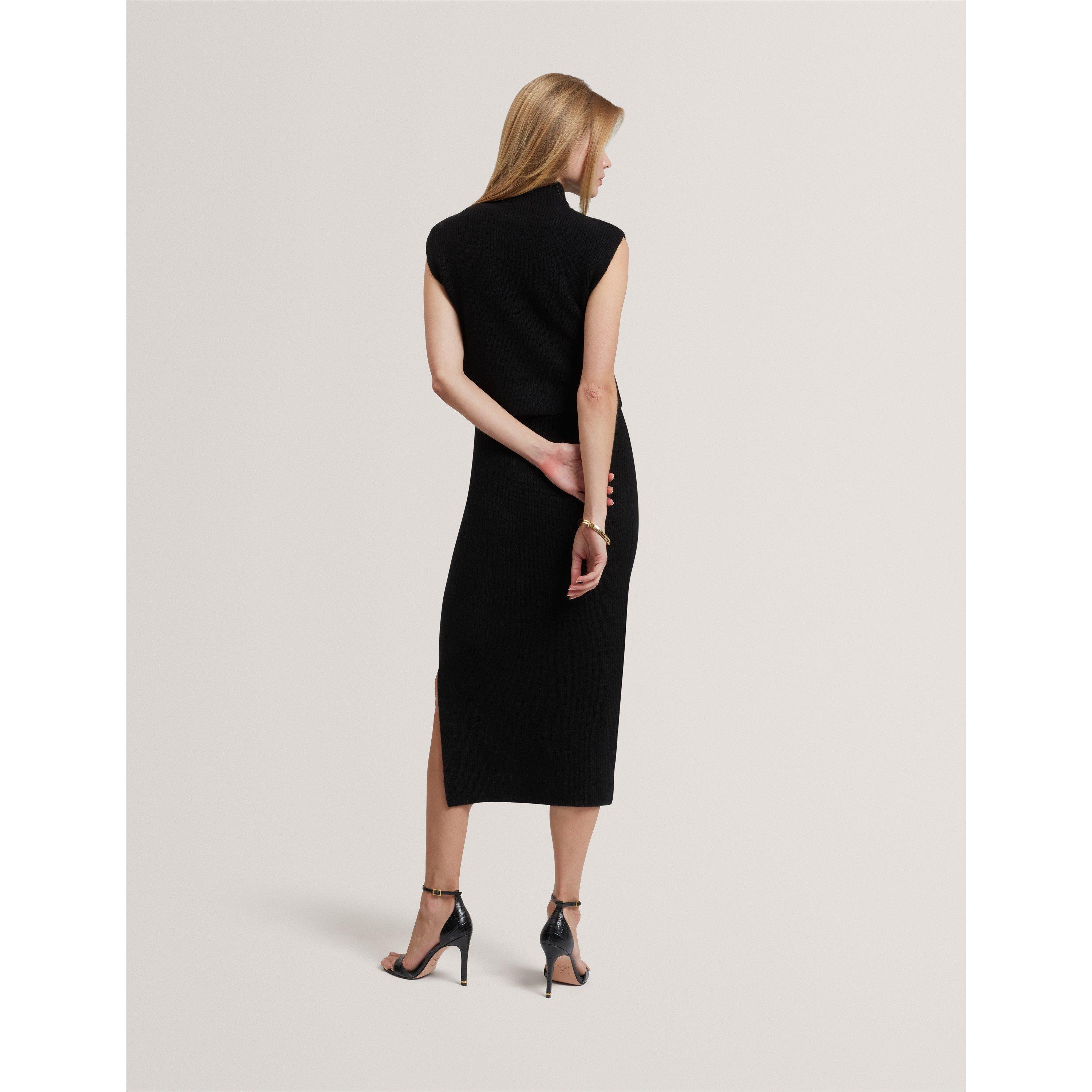 Sleeveless Knitted Jumper Dress