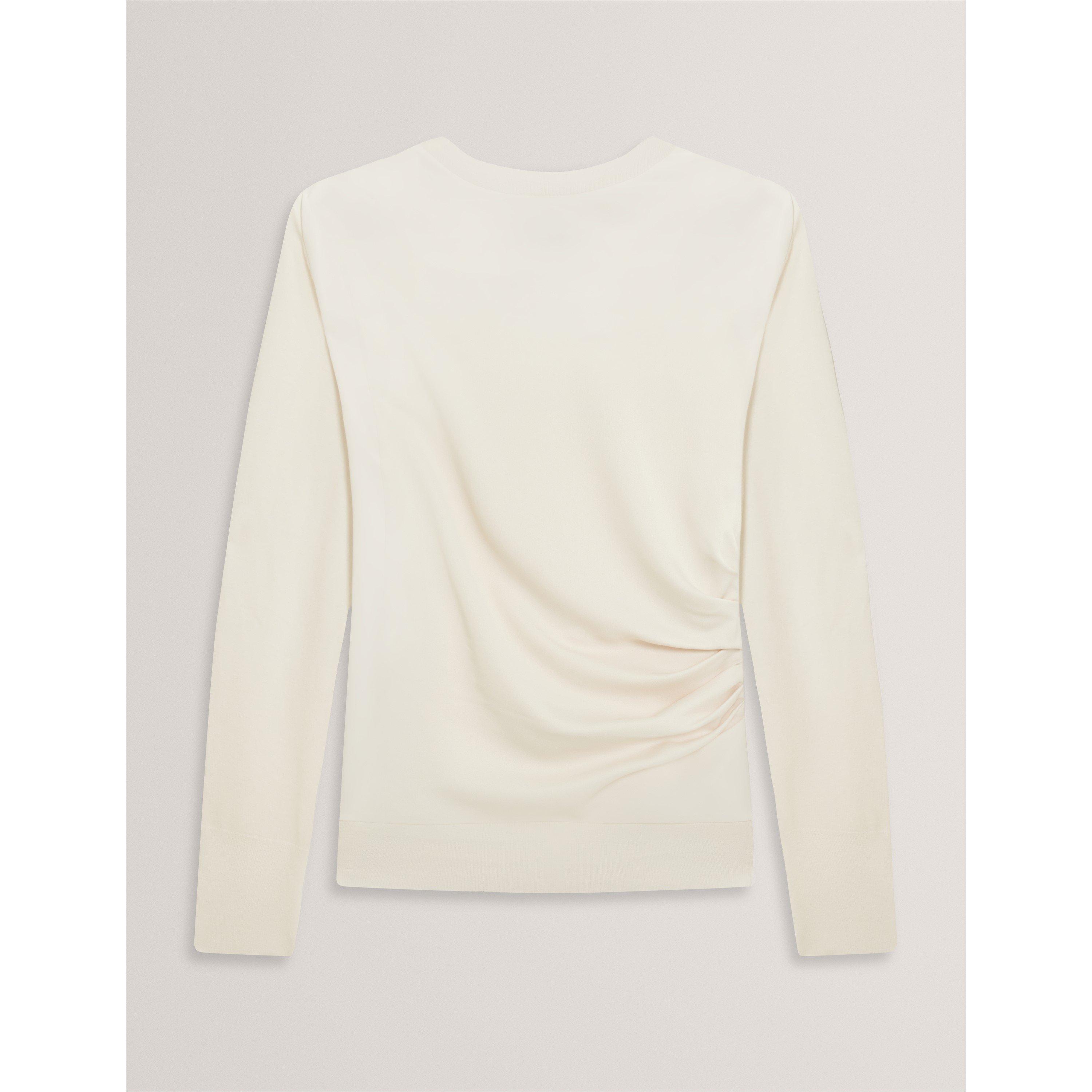 Woven Front Top