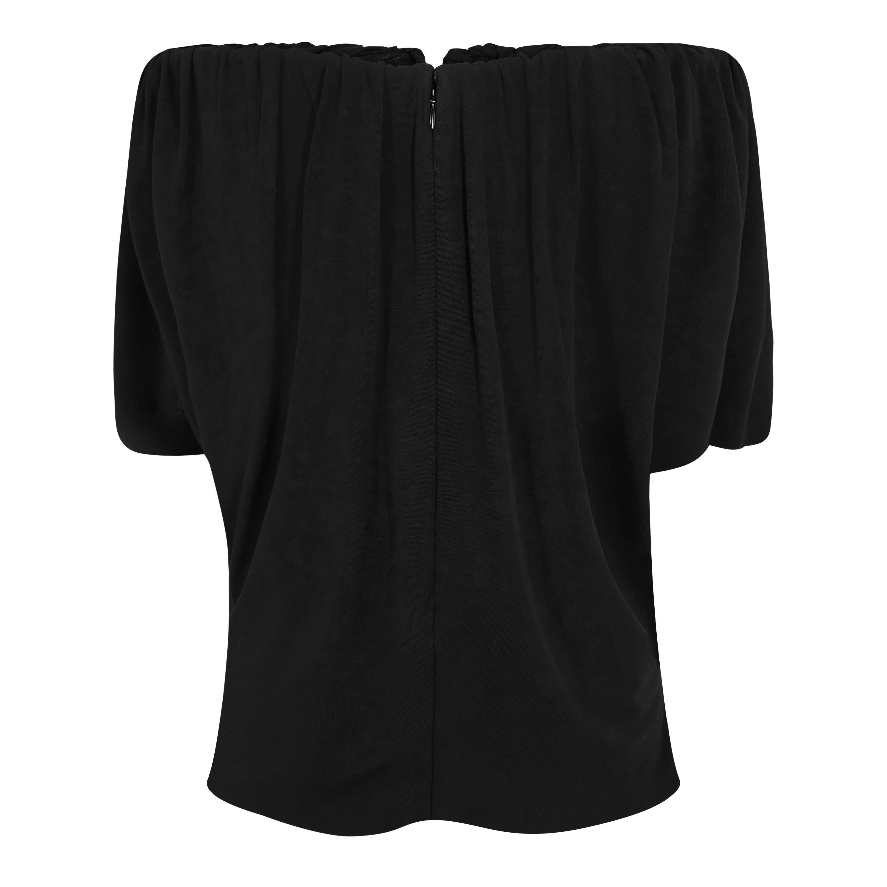 Crepe Off Shoulder Top