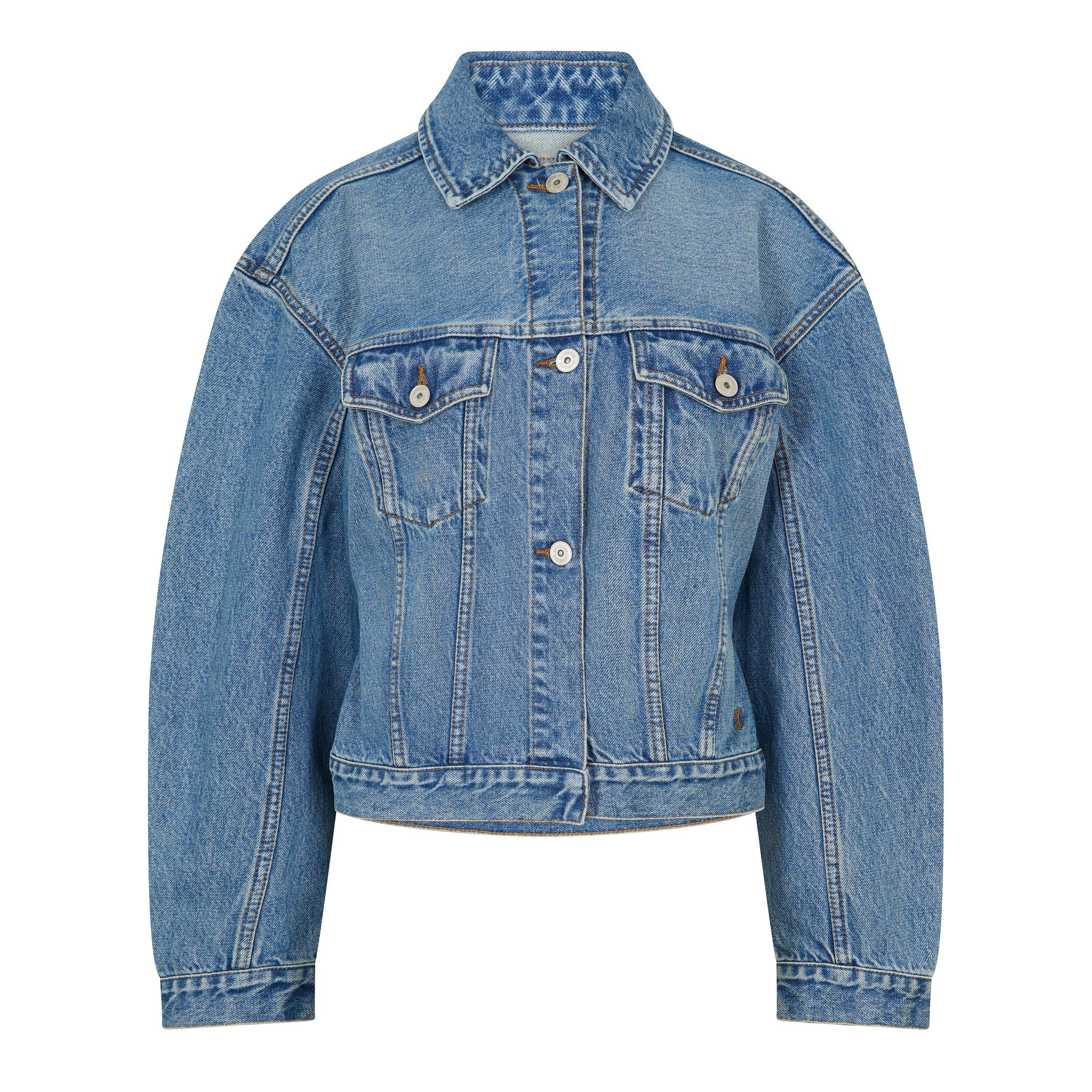 Jacquard Denim Jacket