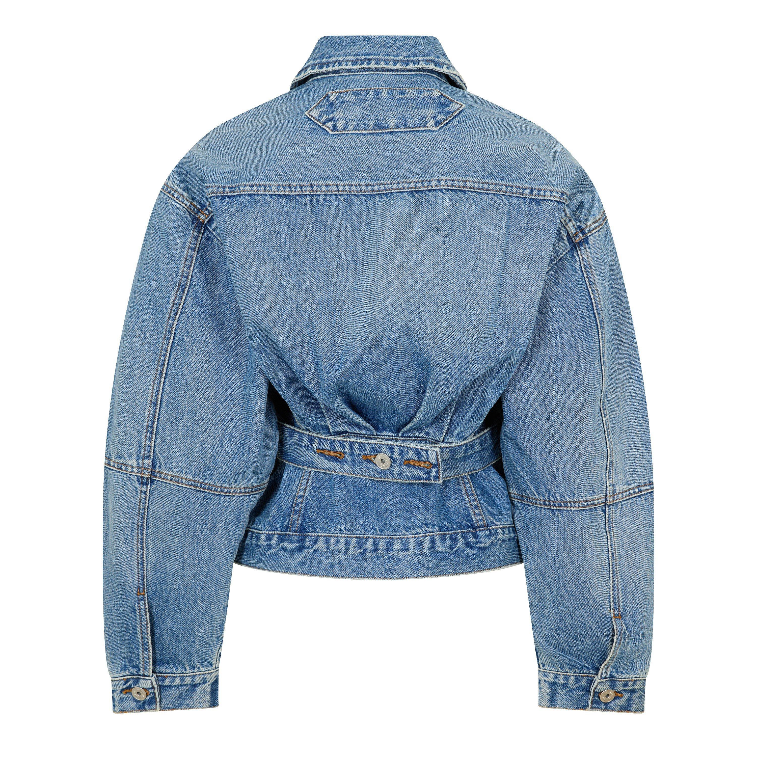 Jacquard Denim Jacket