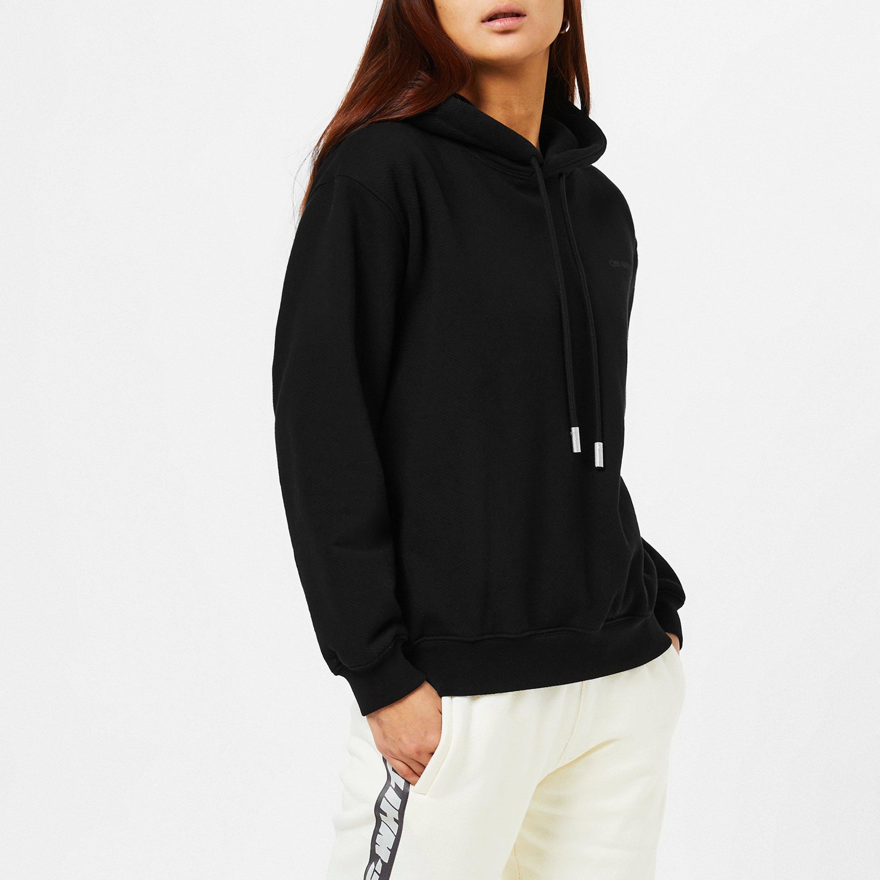 Diagonal Logo Hoodie