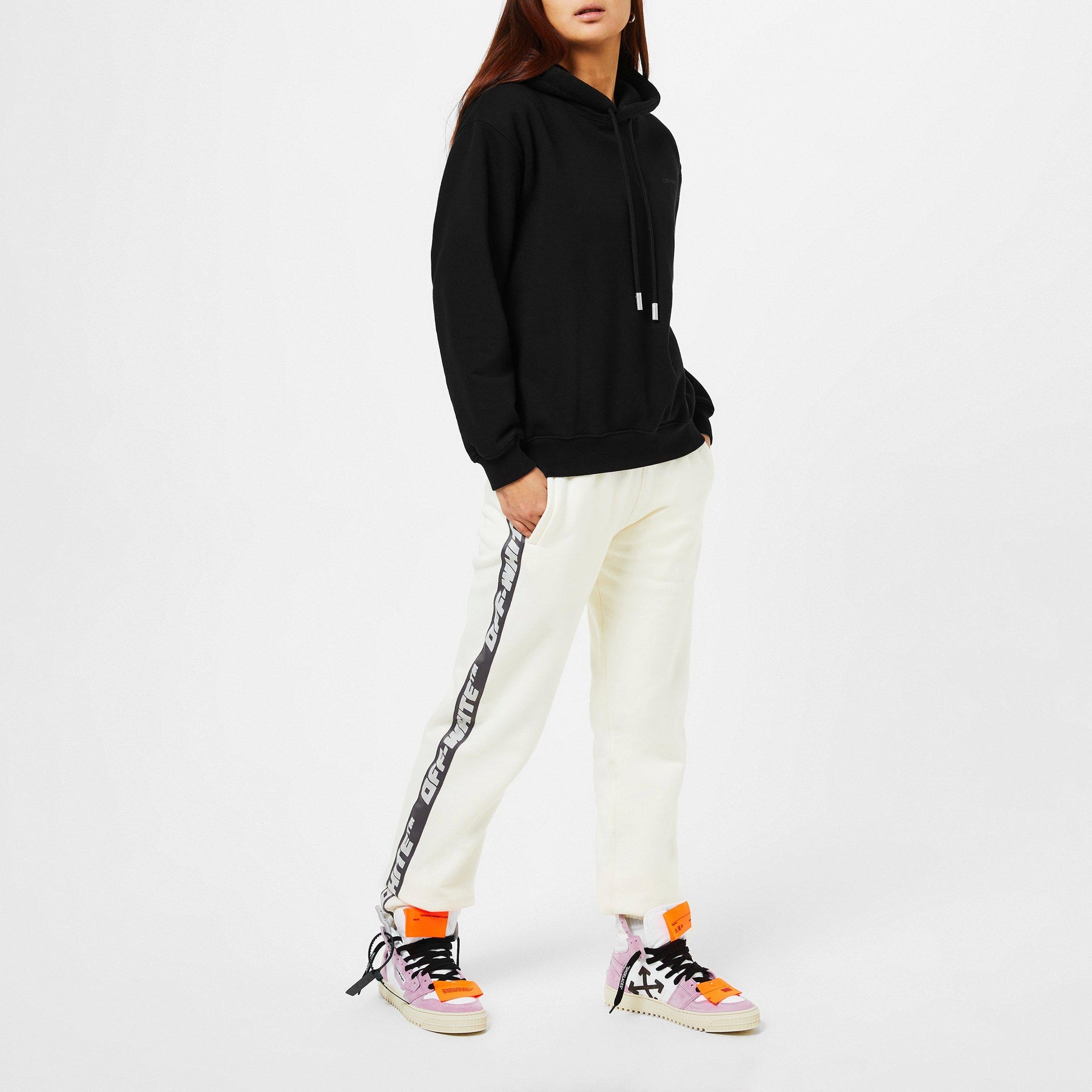 Diagonal Logo Hoodie
