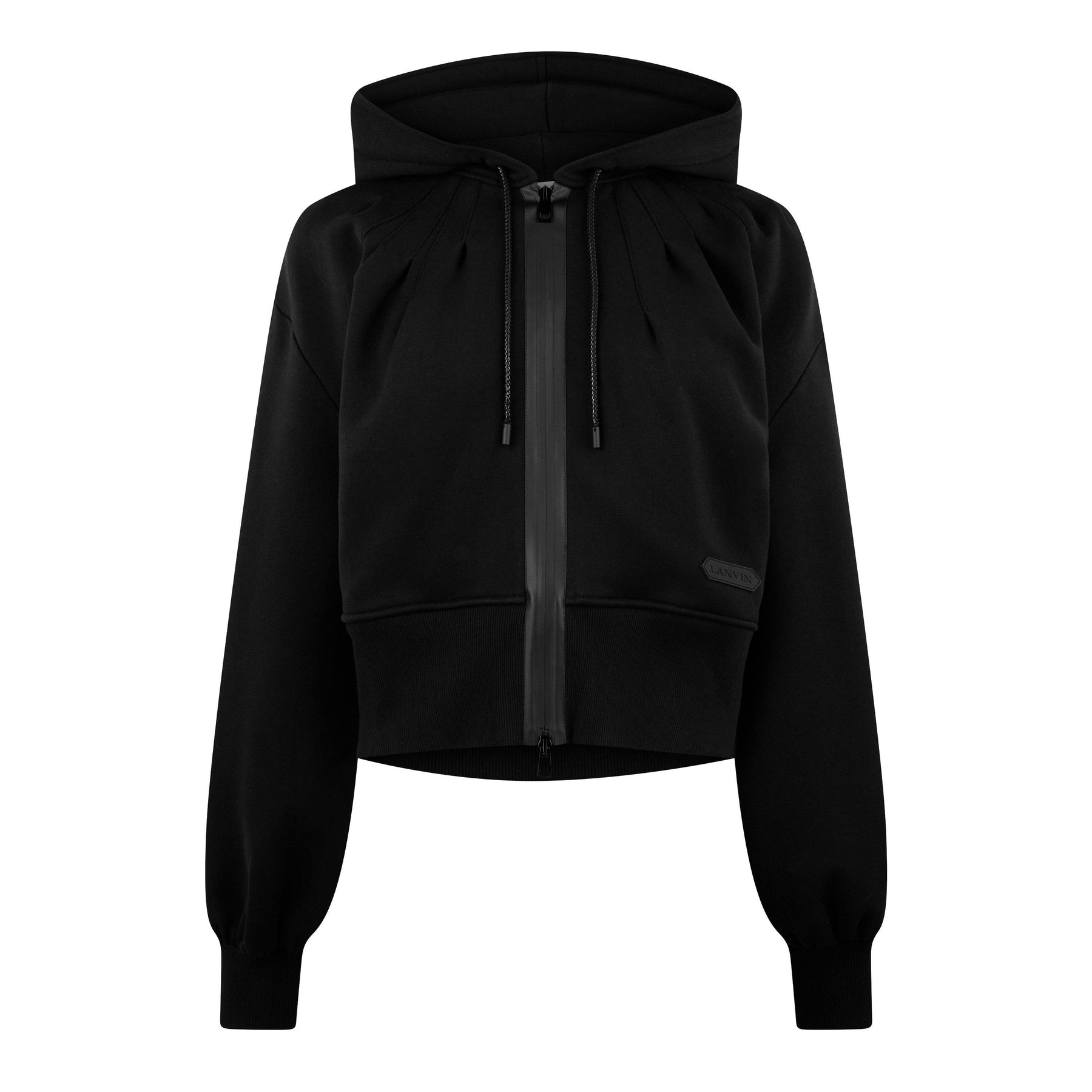 Cropped Zip Hoodie