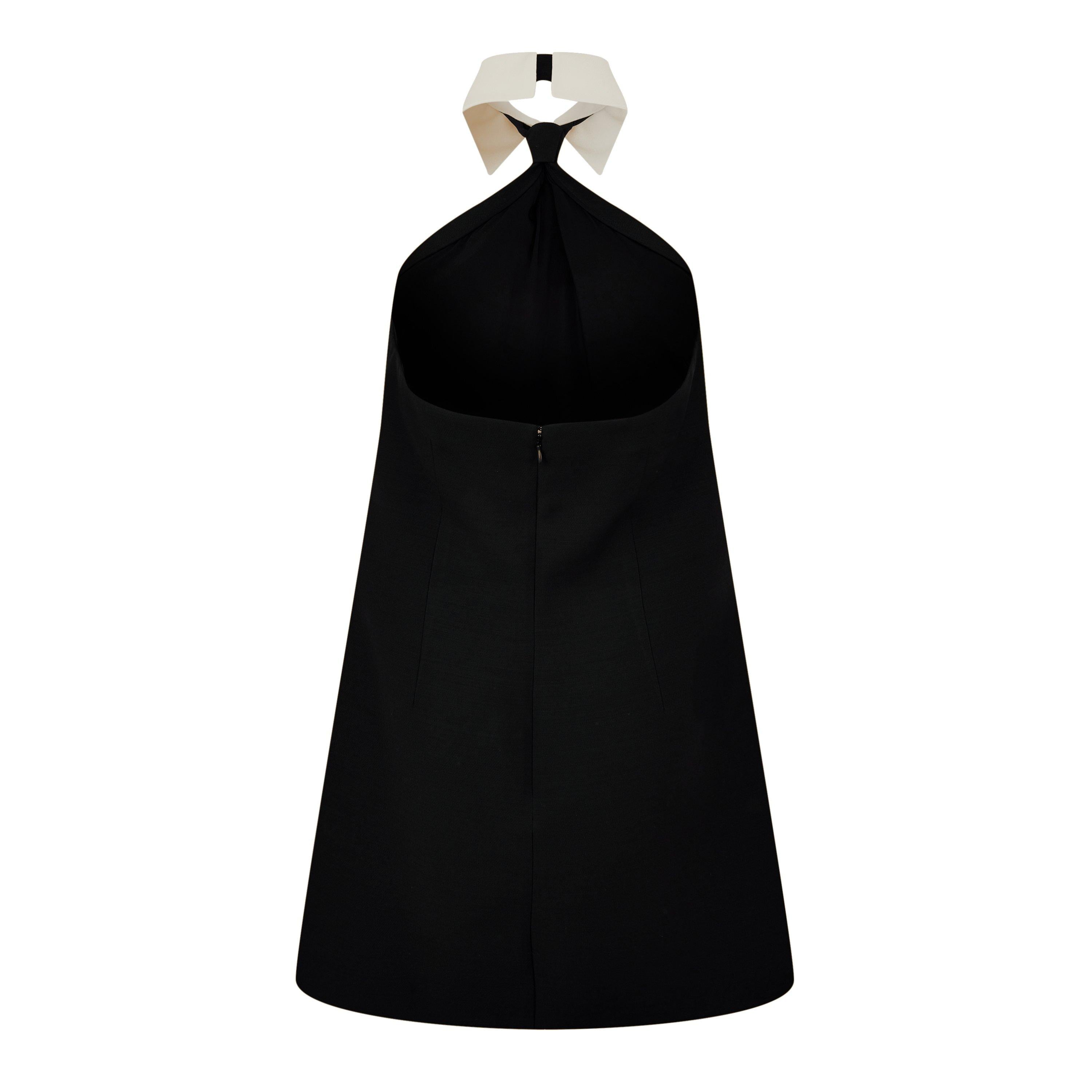 Crepe Couture Short Dress