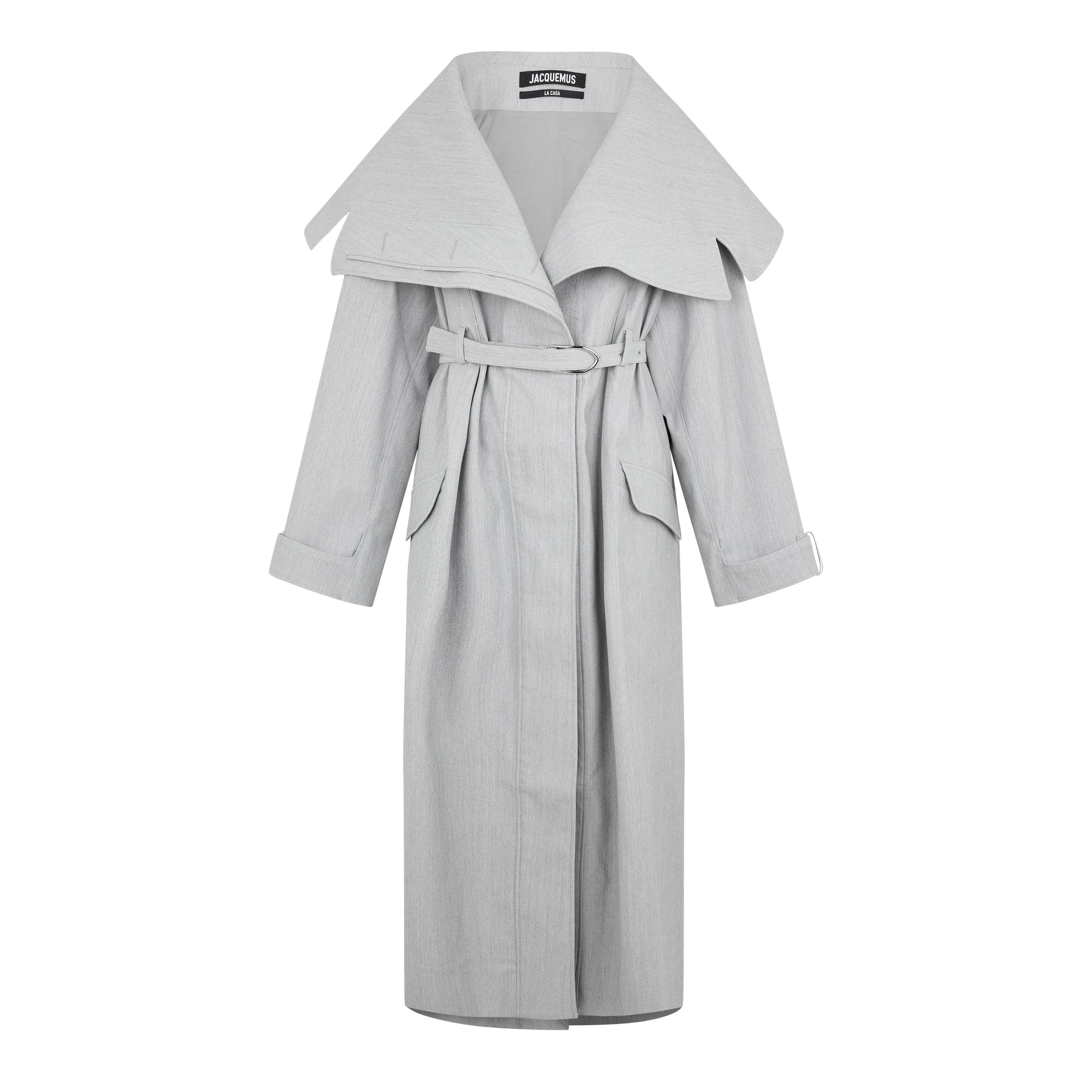 Le Caruso Long Sleeve Long Oversized Fit Trench Coat