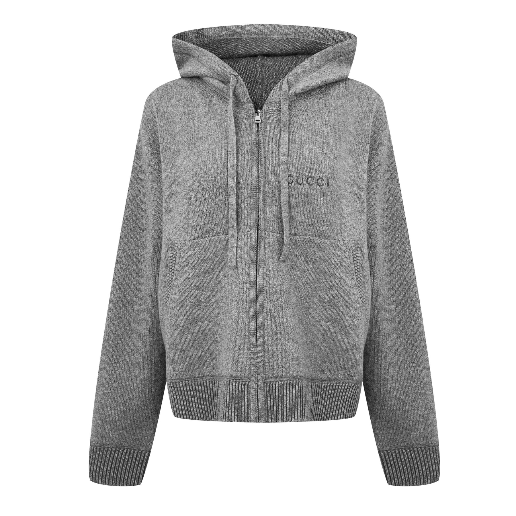 Women's Plain Wool Zip Up Jacket