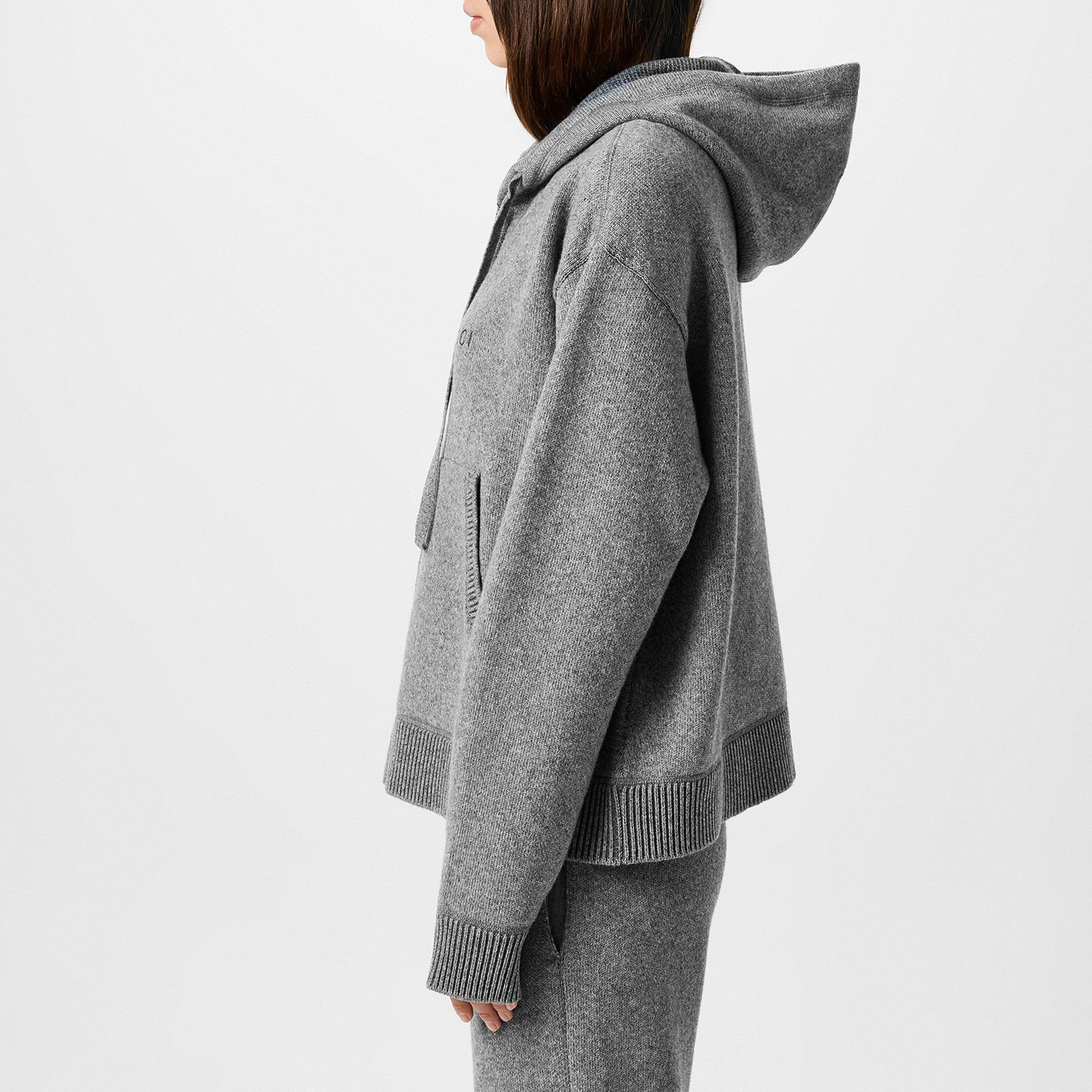 Women's Plain Wool Zip Up Jacket