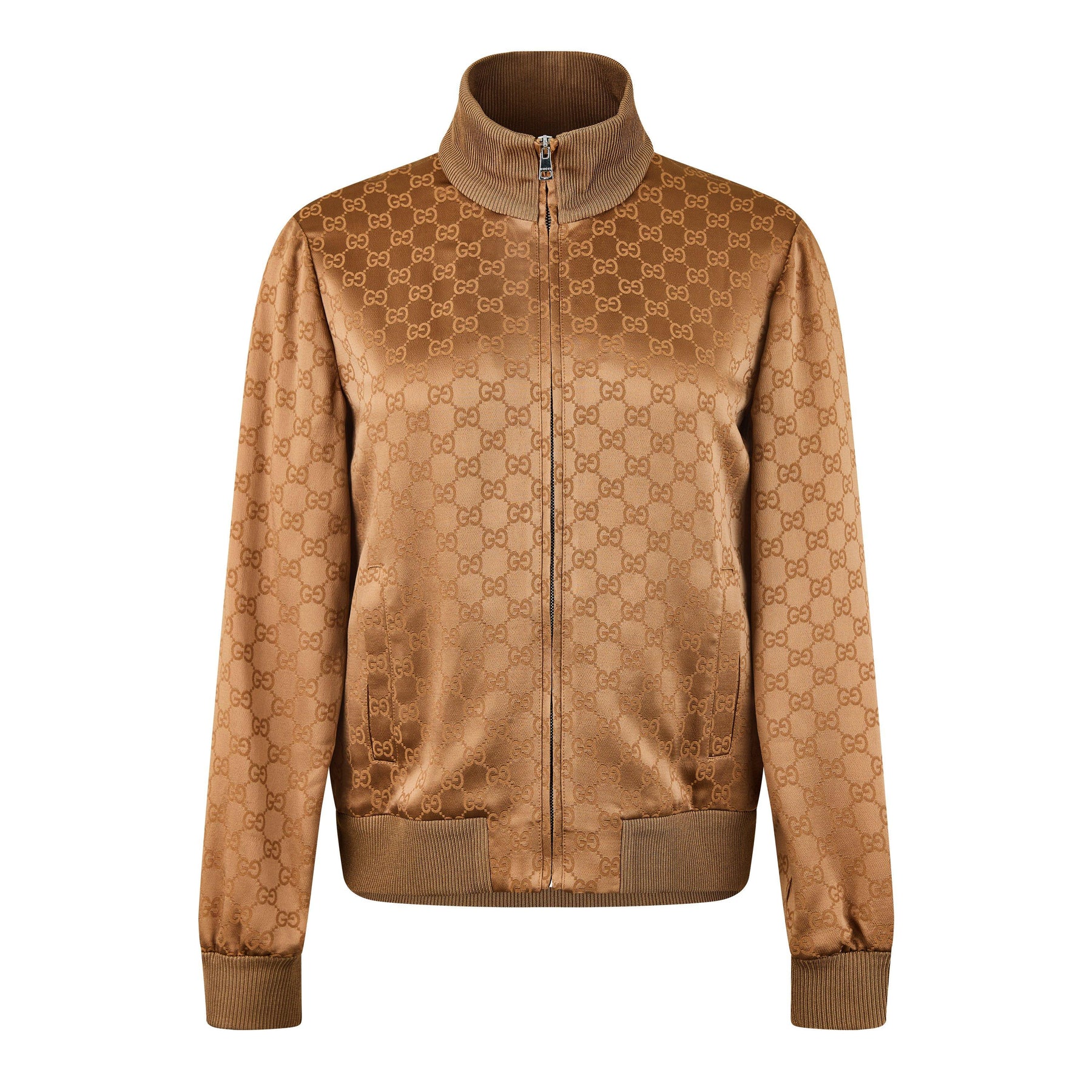 Women's GG Jacquard Viscose Zip Jacket