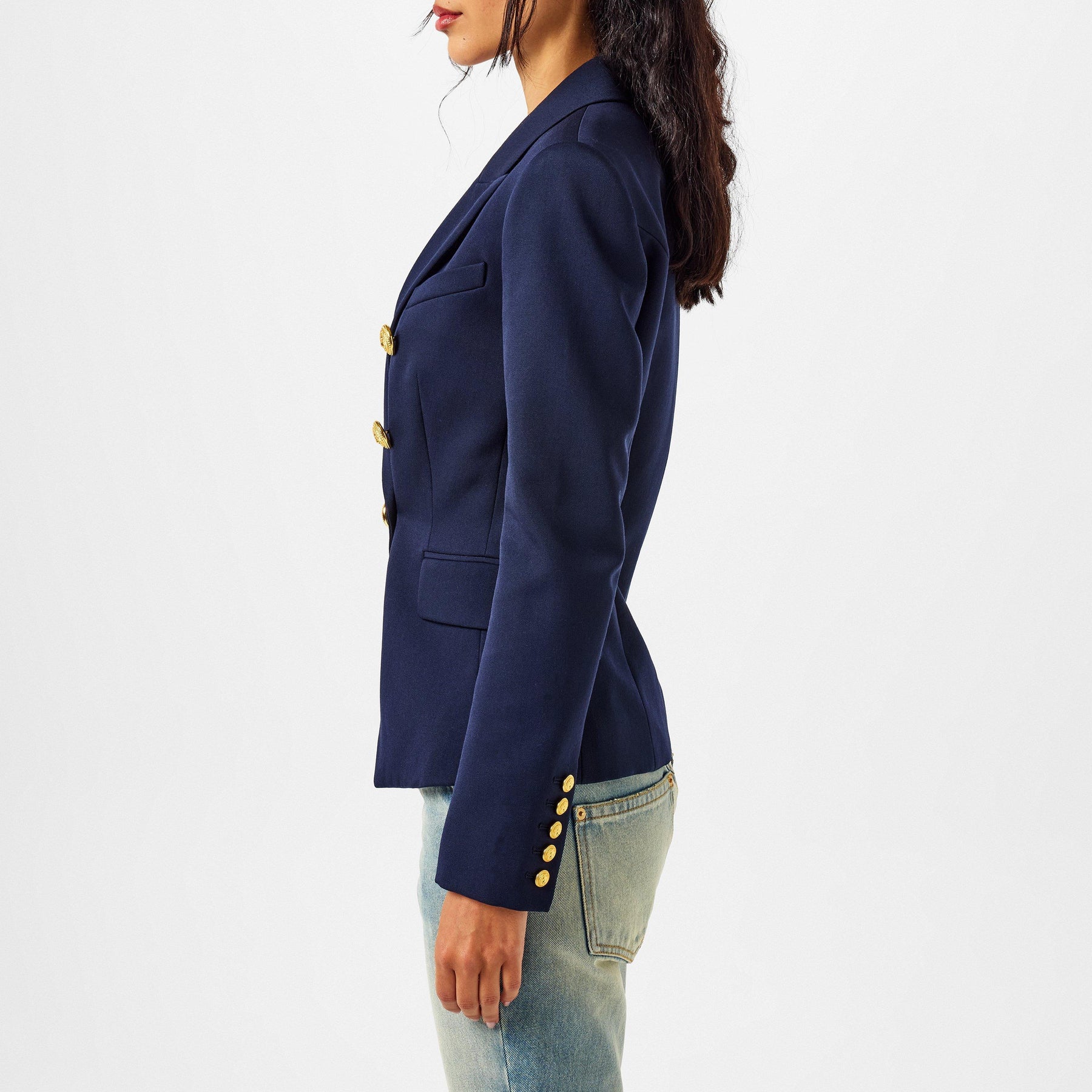 Women's Wool Double Breasted Blazer