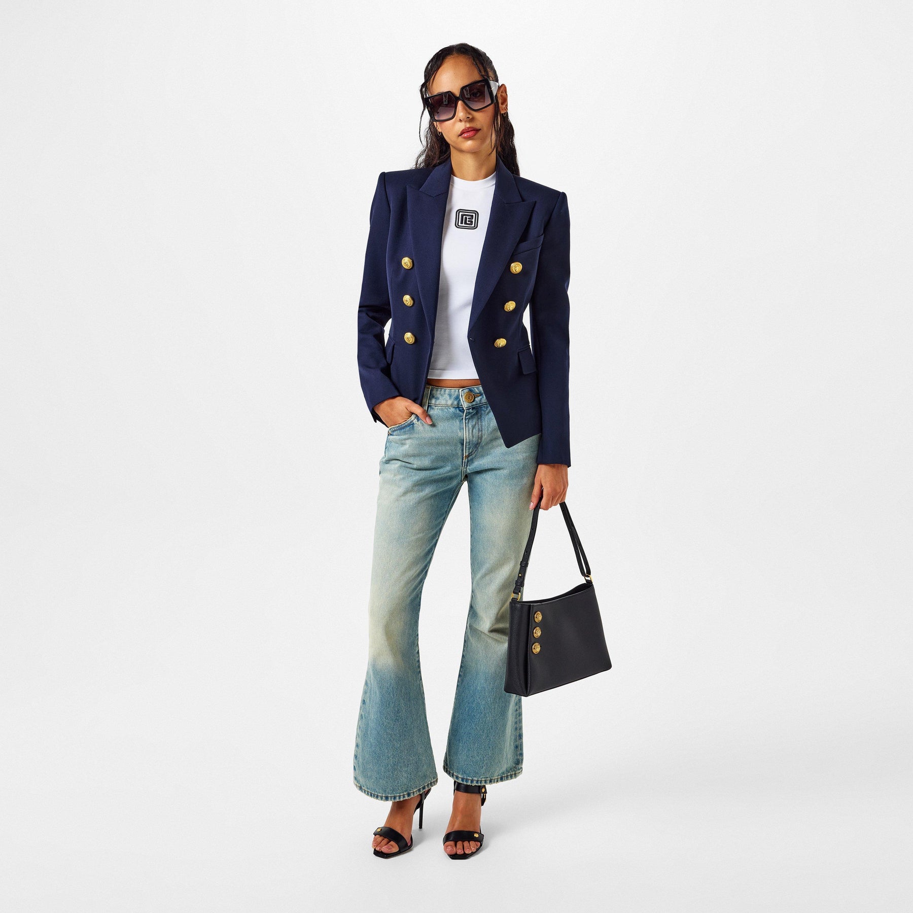 Women's Wool Double Breasted Blazer