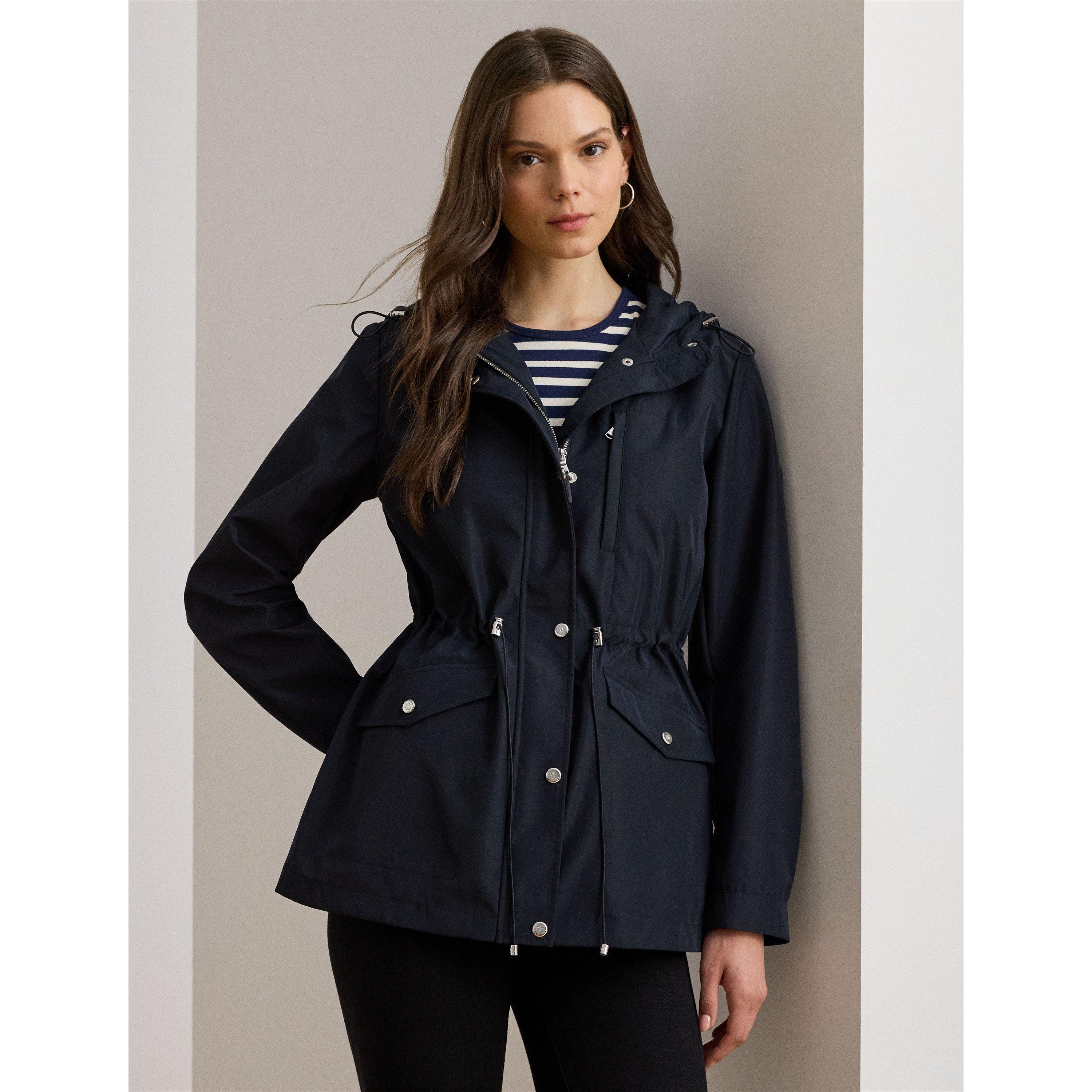 Water-Resistant Adjustable Rain Anorak