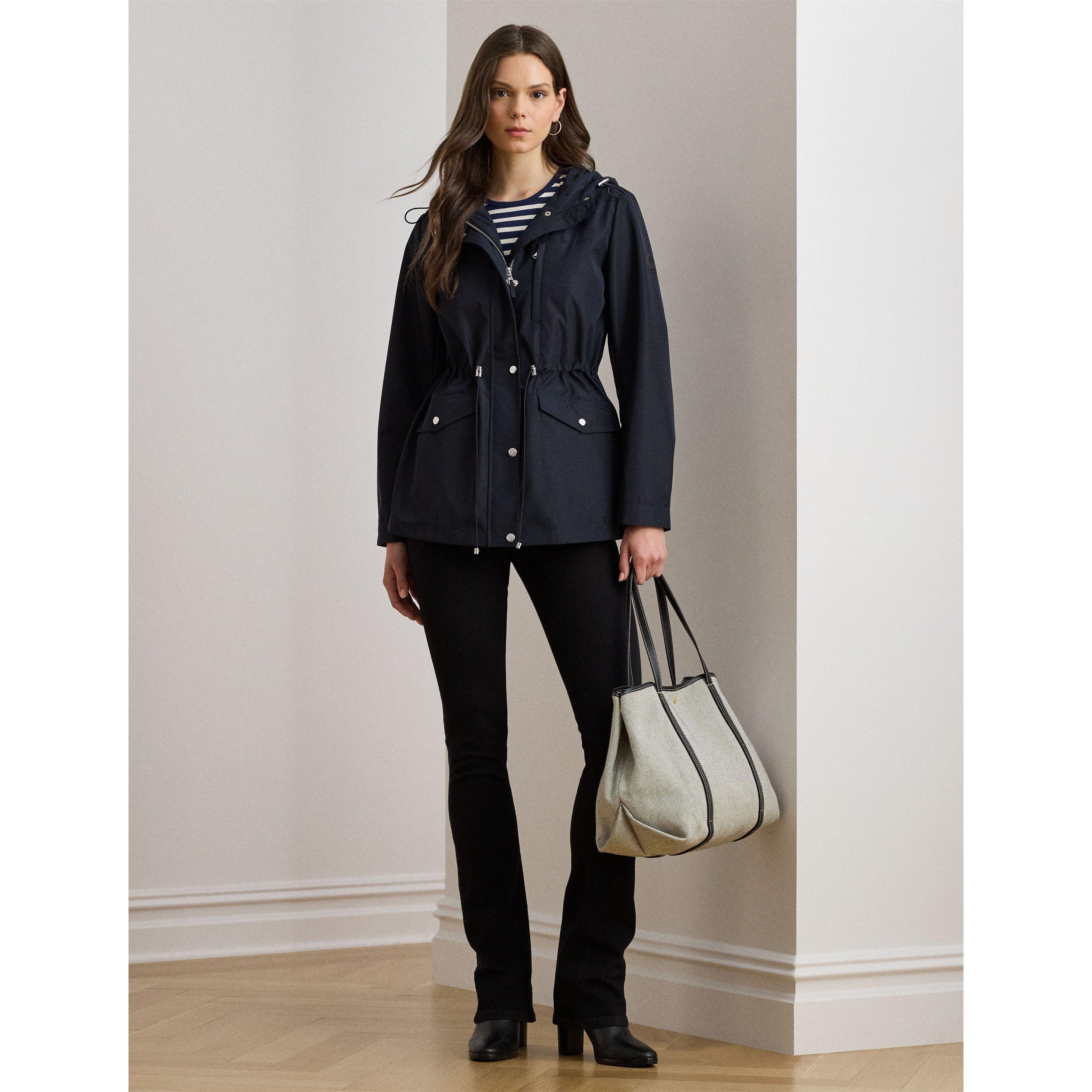 Water-Resistant Adjustable Rain Anorak