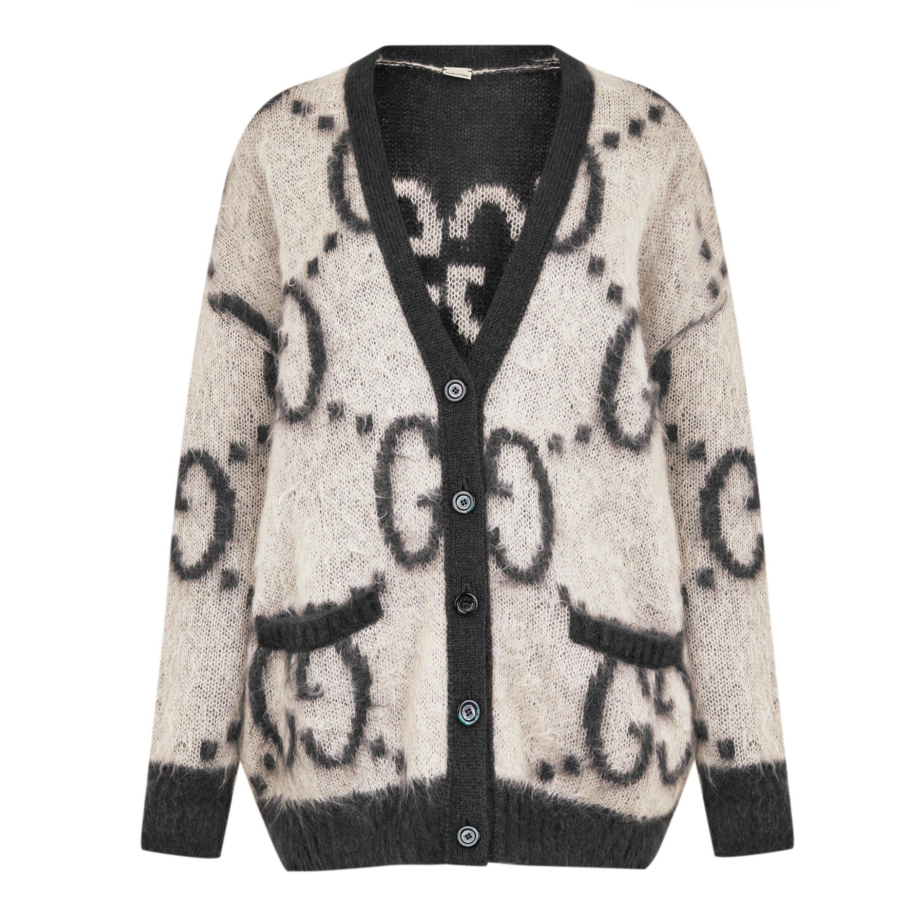 Mohair Reversible Cardigan