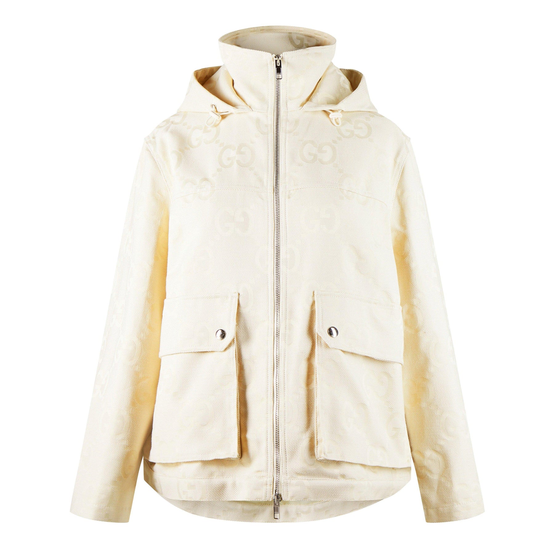 Women's Jumbo GG Canvas Cotton Puffer Jacket