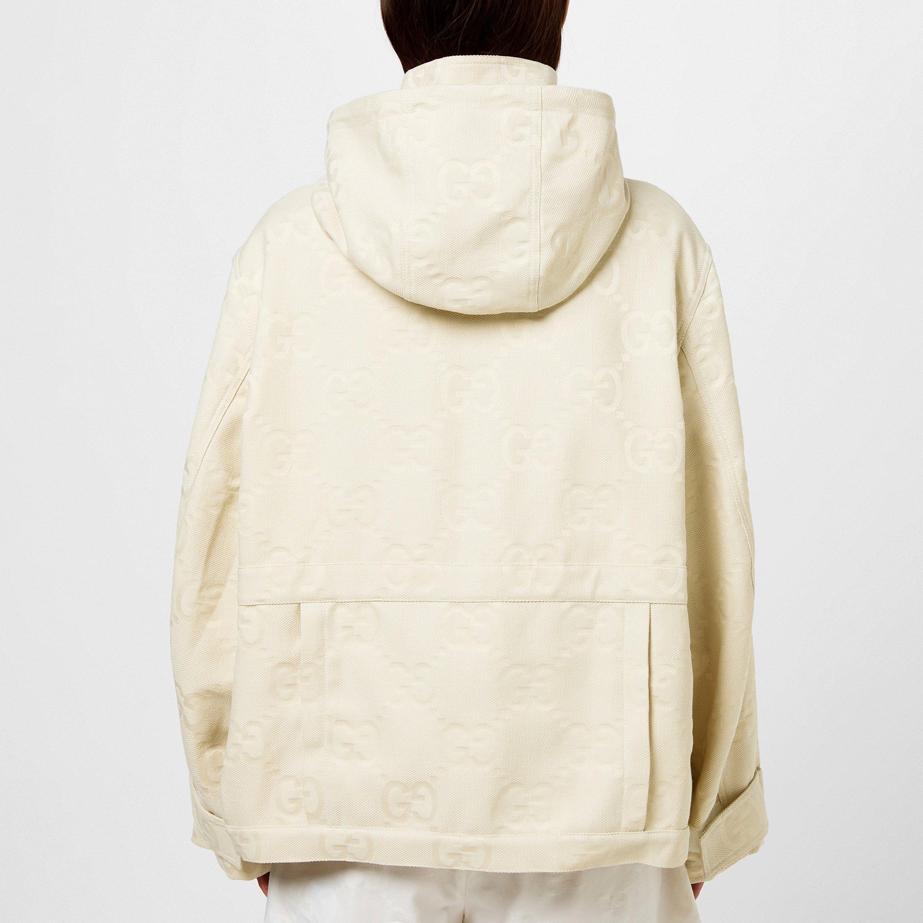 Women's Jumbo GG Canvas Cotton Puffer Jacket