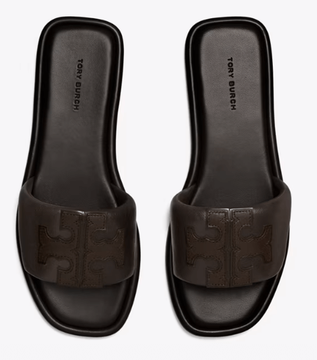 Tory Burch DOUBLE T SPORT SLIDE - Shoe size (US Sizing): 5 Bags | Shop From The Mirage