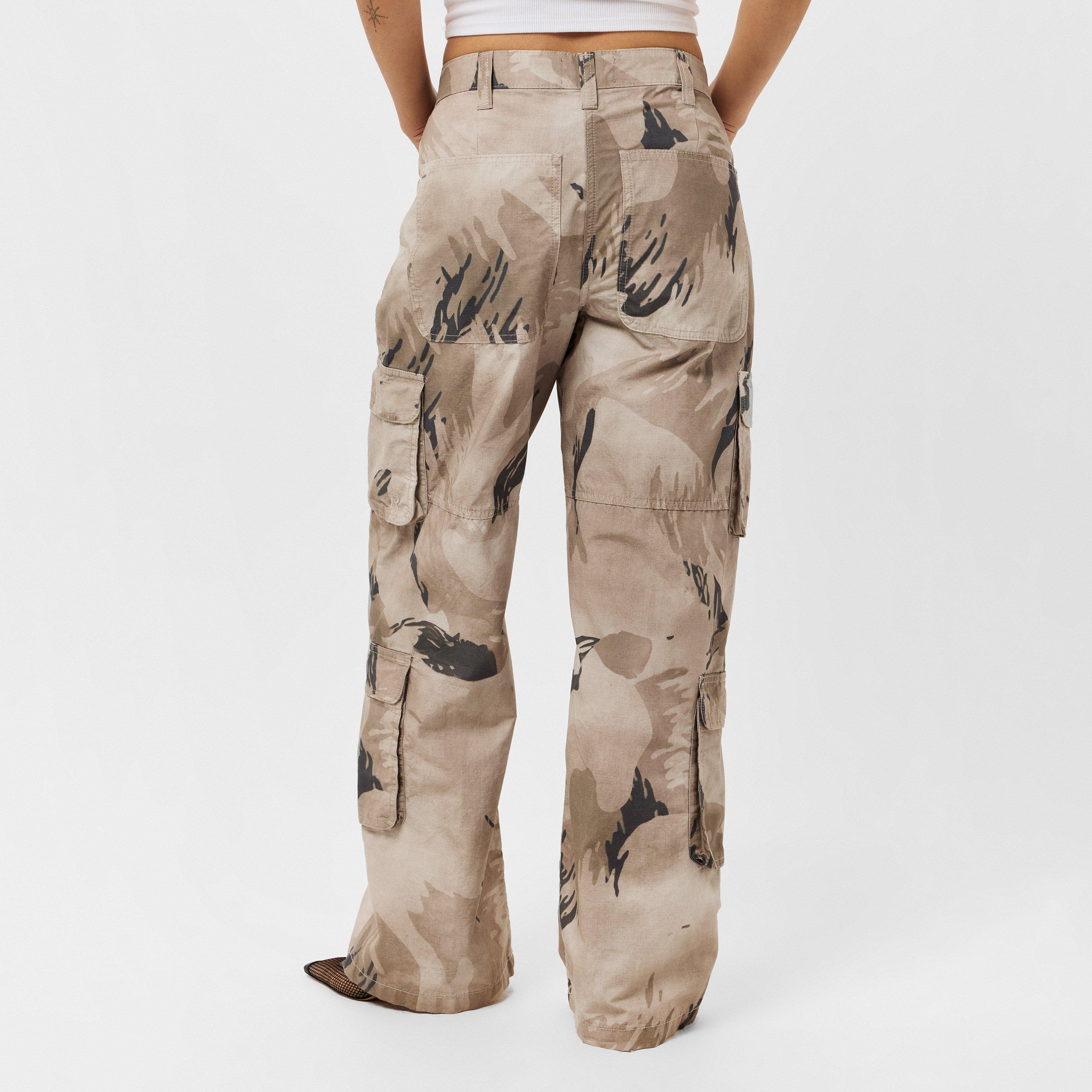 Camo Relaxed Fit Cargo Trousers