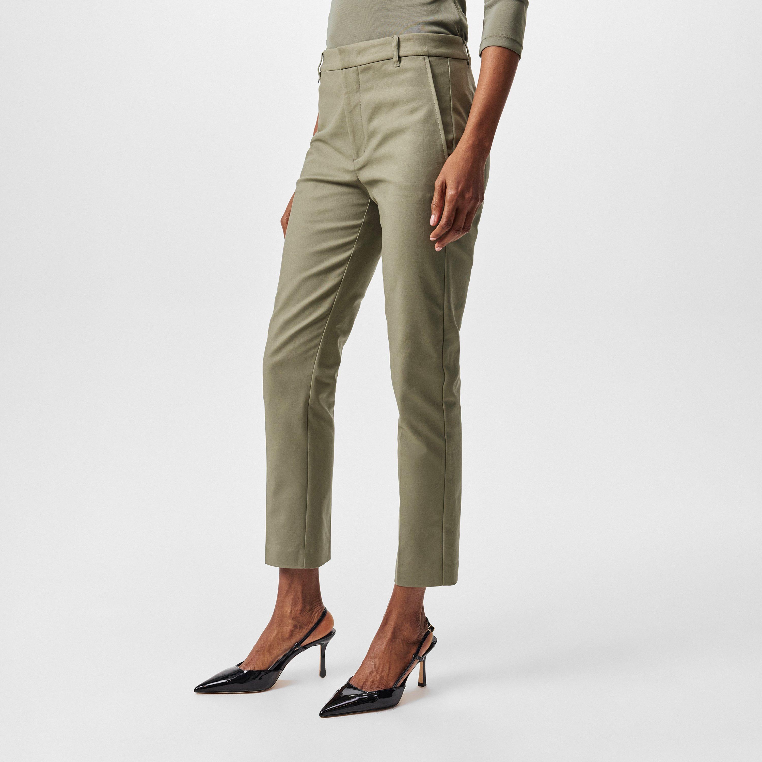 Double-Faced Stretch Trousers
