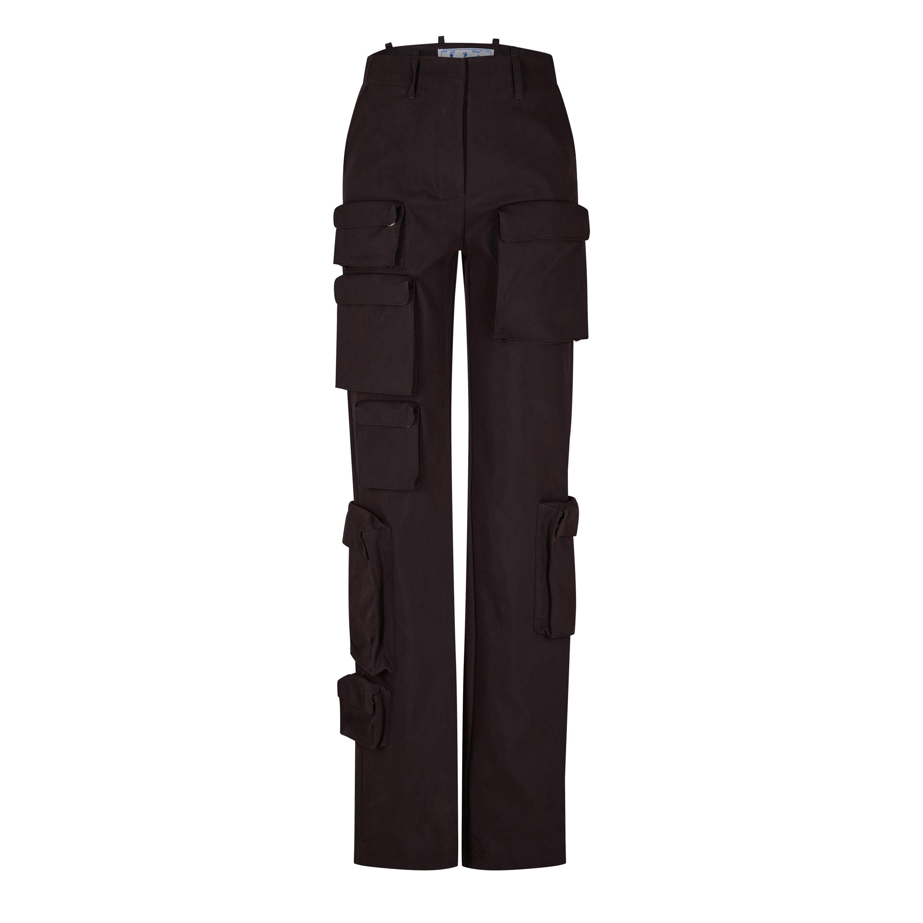 Multi Pocket Straight Cut Cargo Trousers