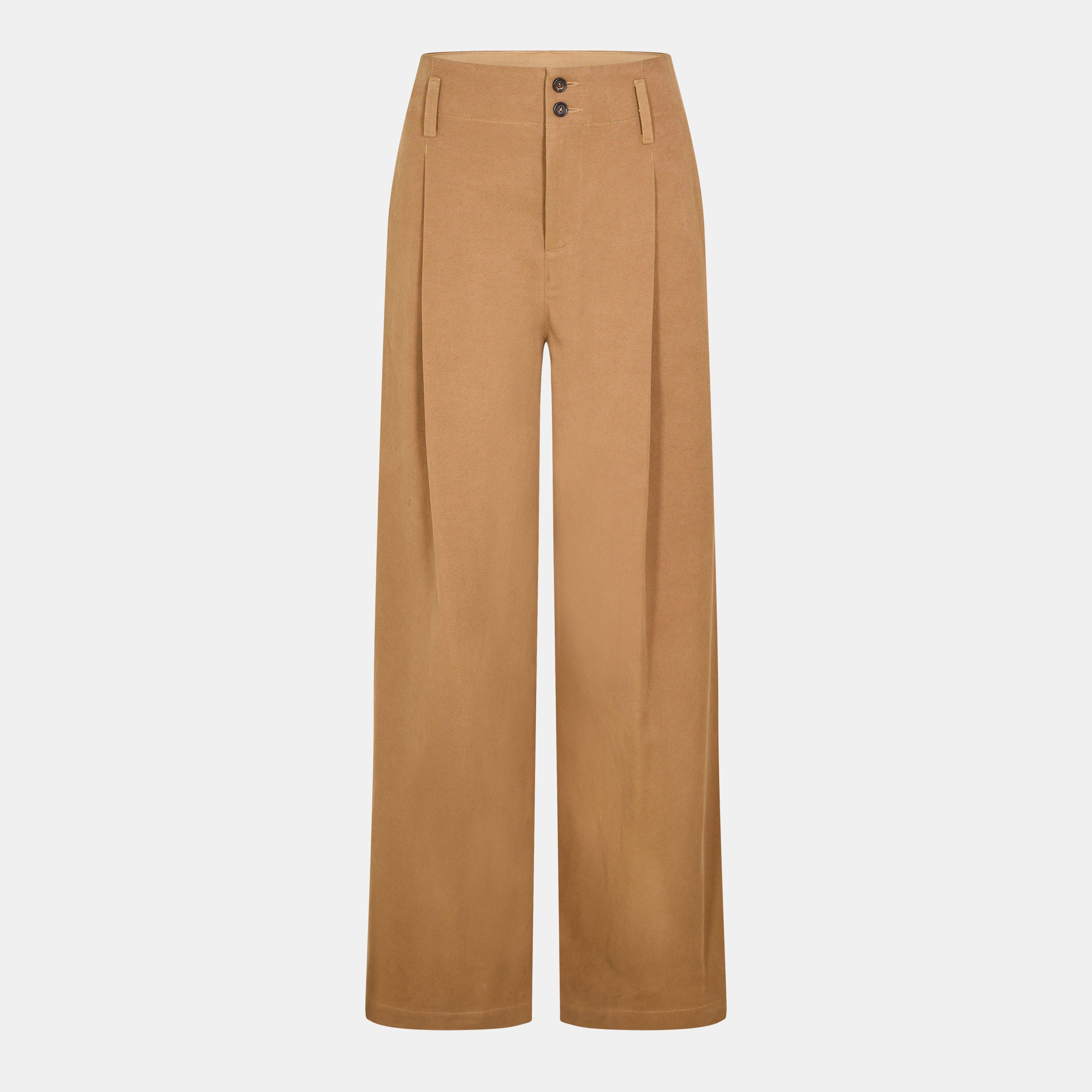 Lightweight Wide Leg Trousers