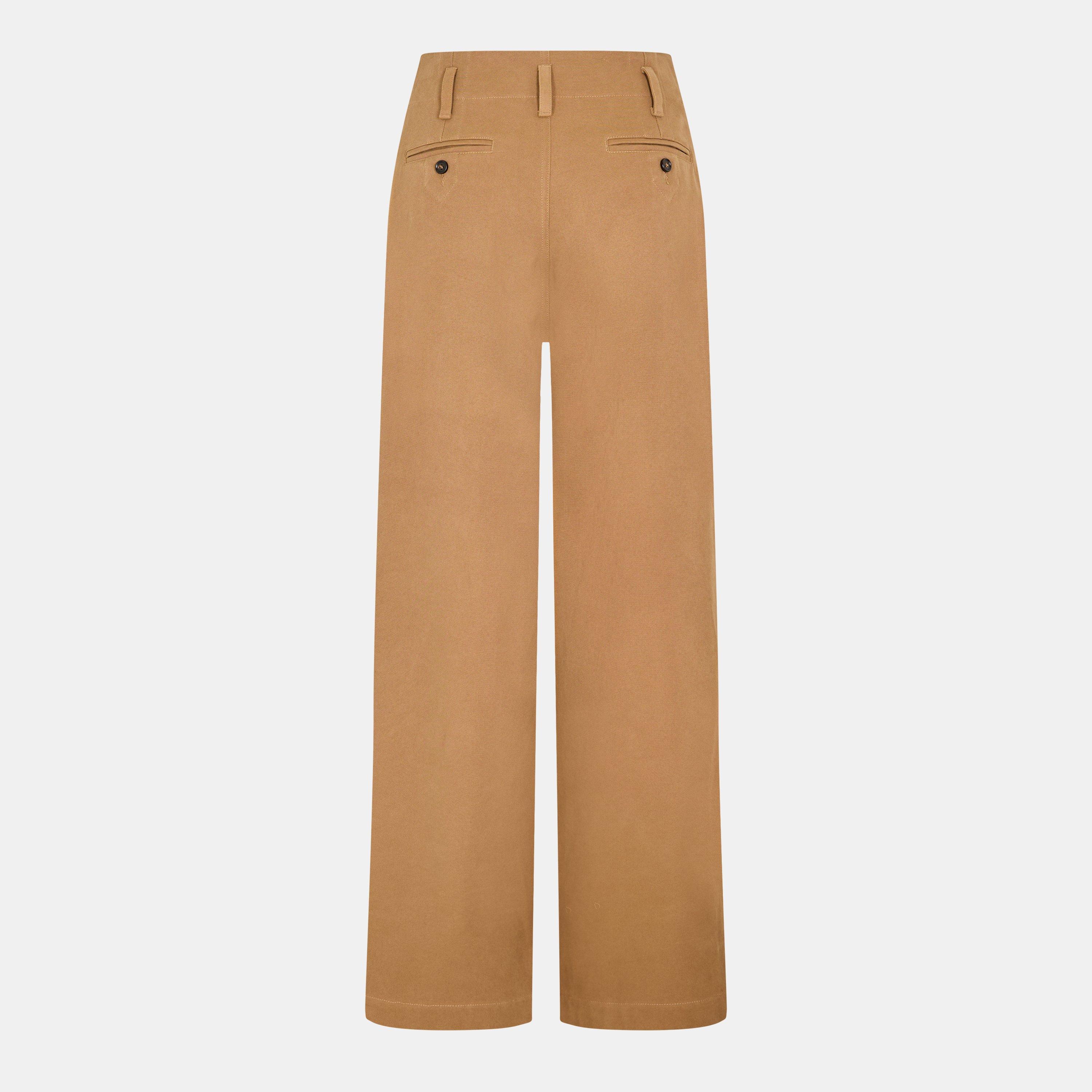Lightweight Wide Leg Trousers