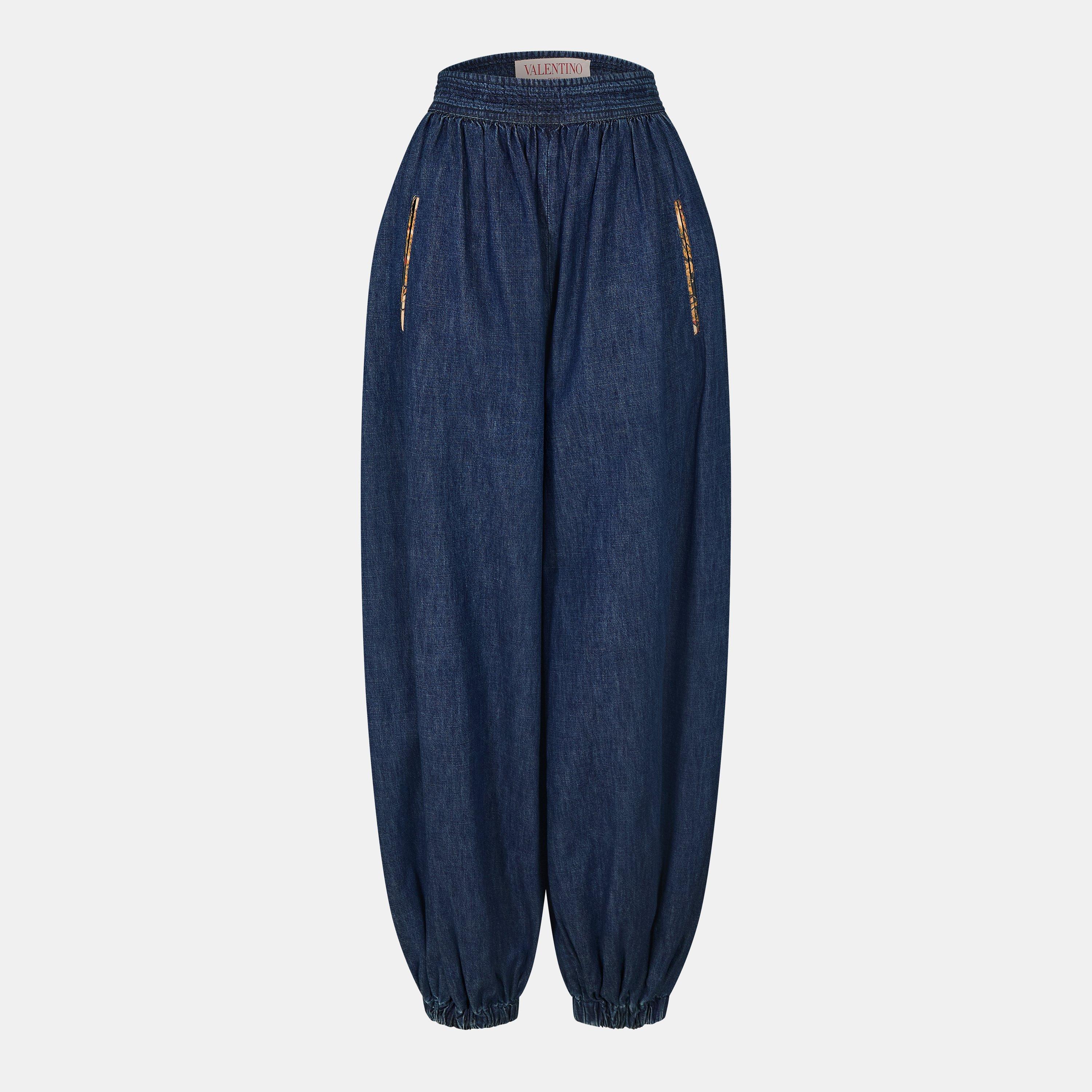 Val Denim Relaxed Fit Harem Trousers