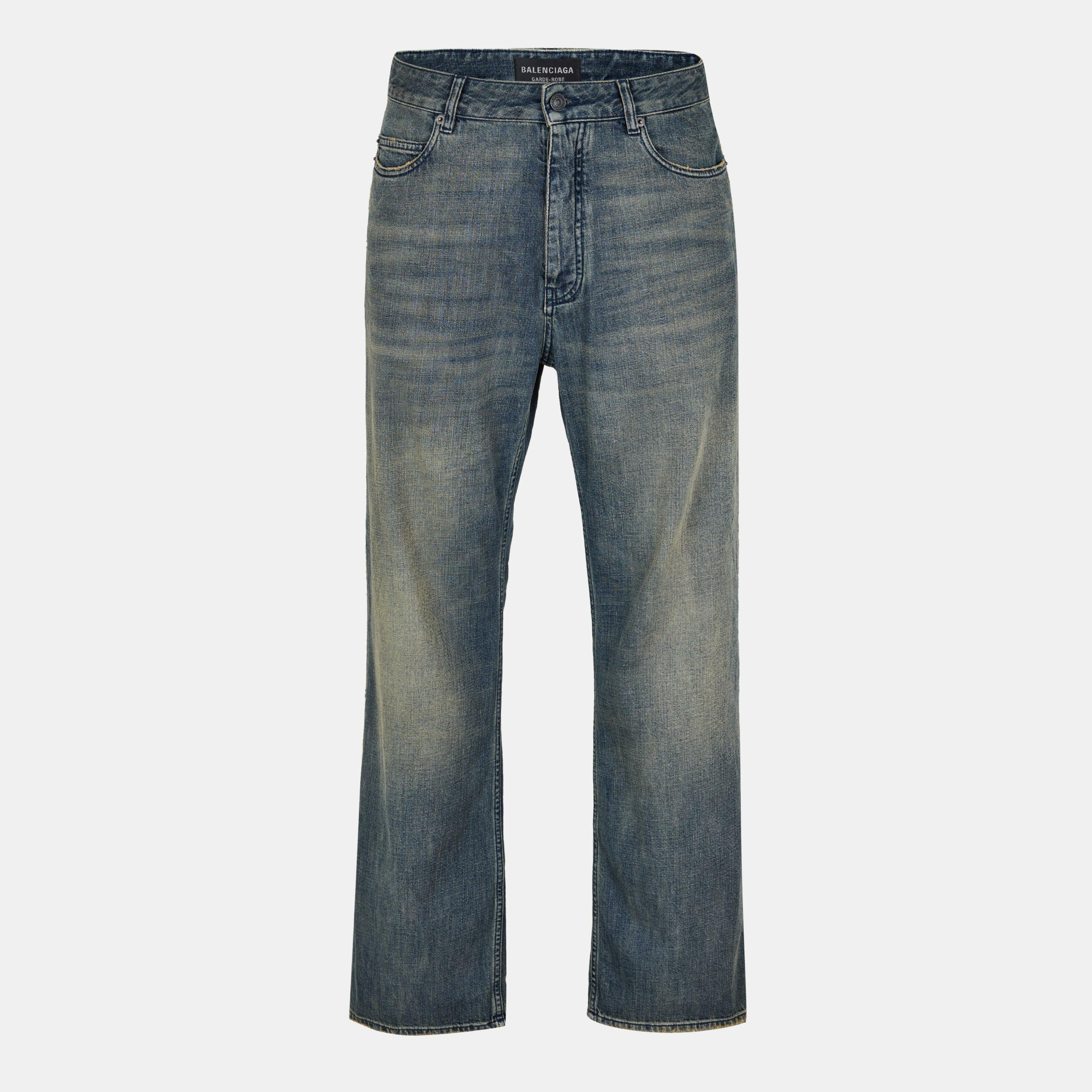 Relaxed Wide Leg Trousers
