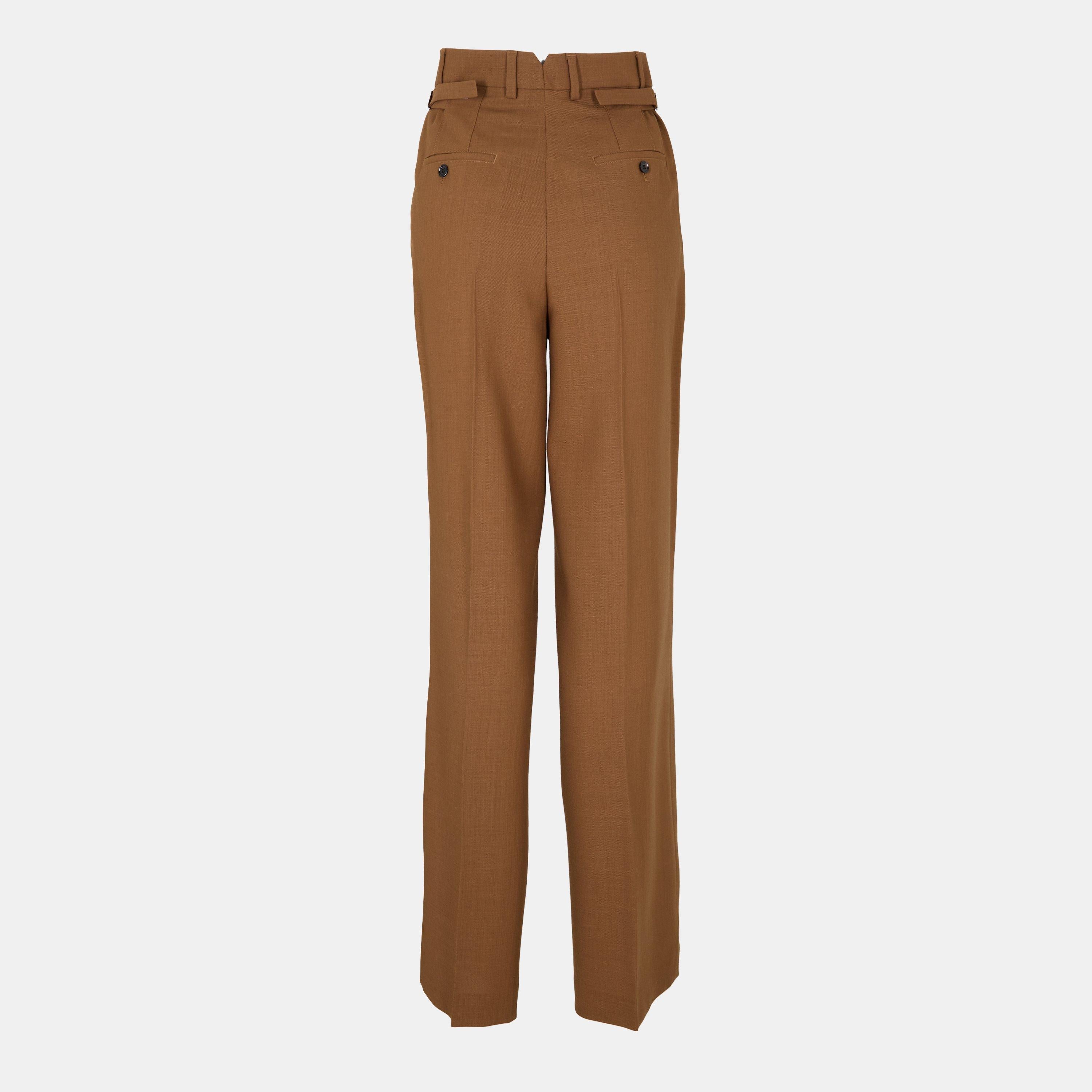 High Waisted Wide Leg Trousers