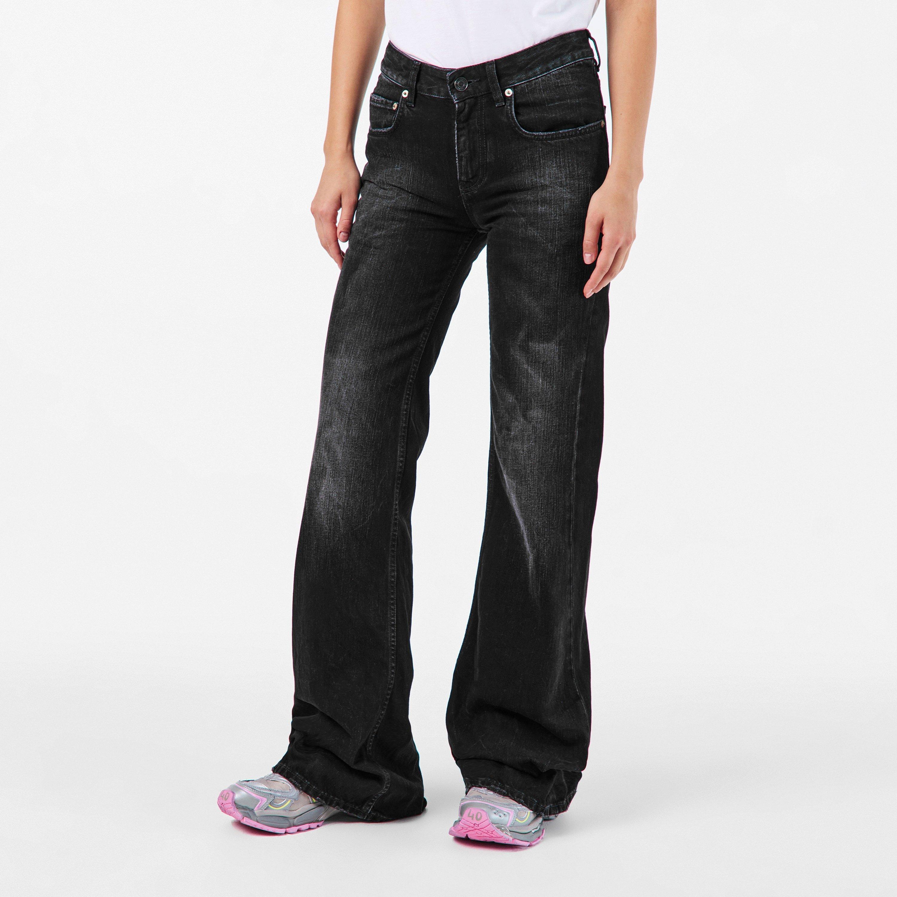 Relaxed Wide Leg Trousers