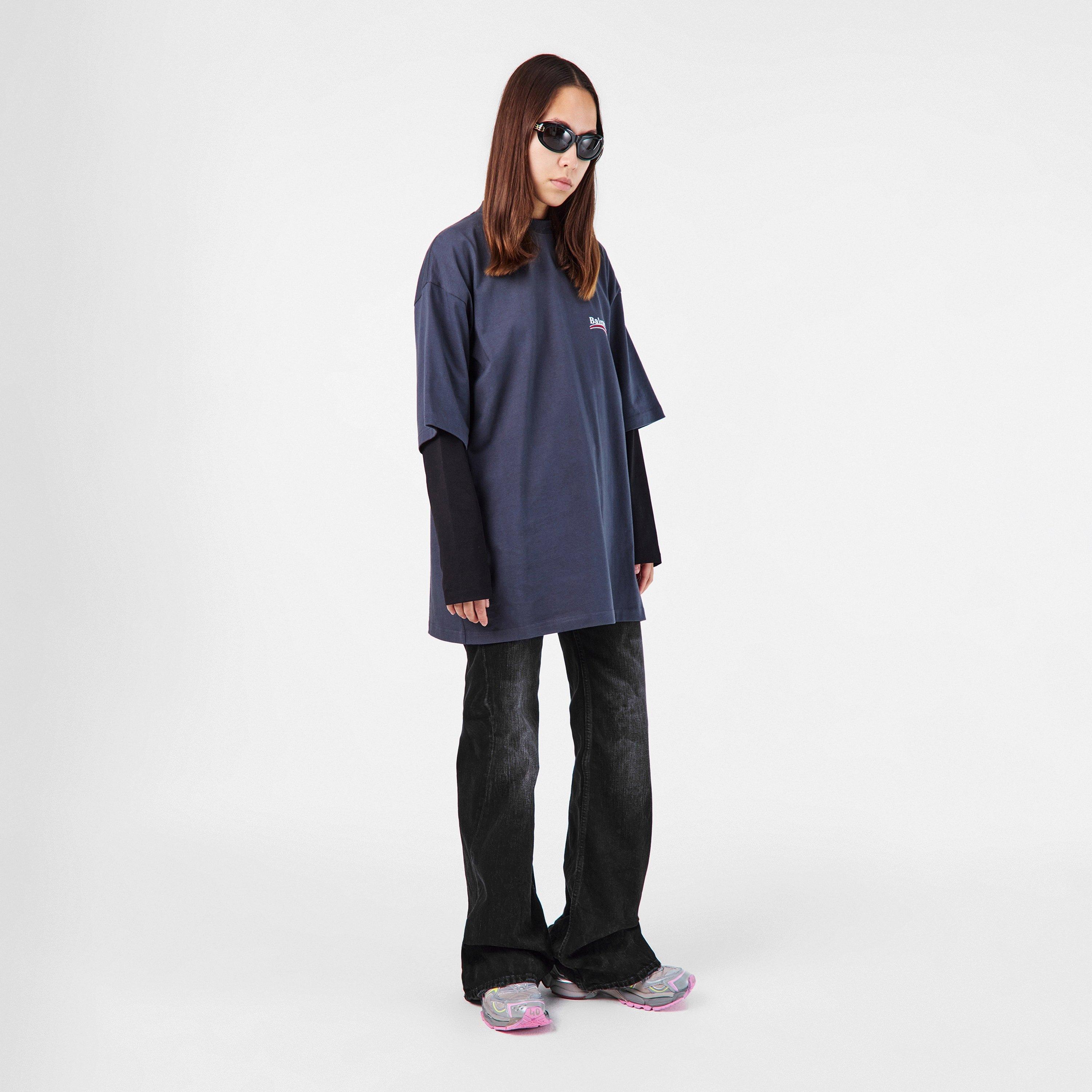 Relaxed Wide Leg Trousers