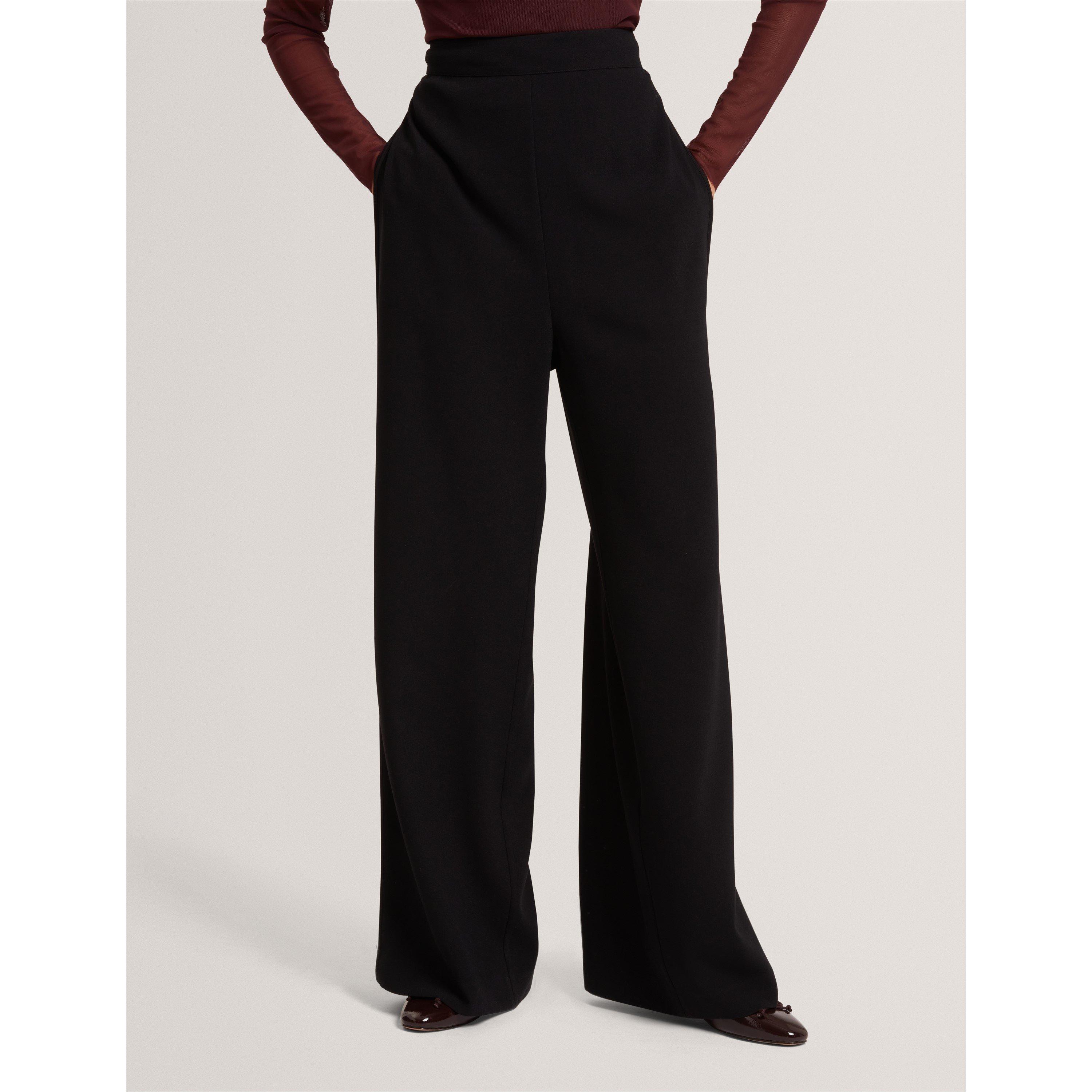 Ted Baker Piping Detail Pull-On Wide Leg Trousers