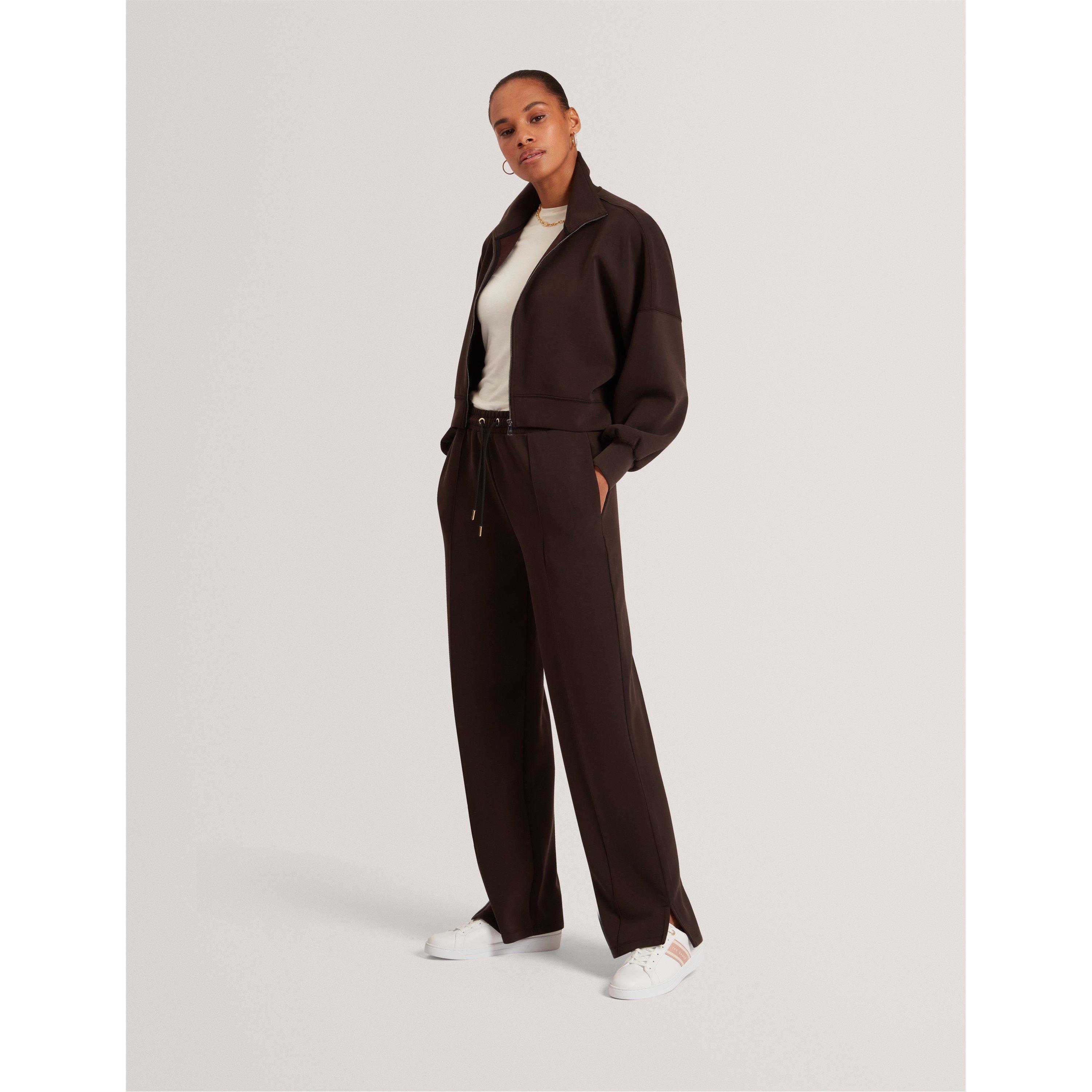 Split Open Hem Jersey Joggers