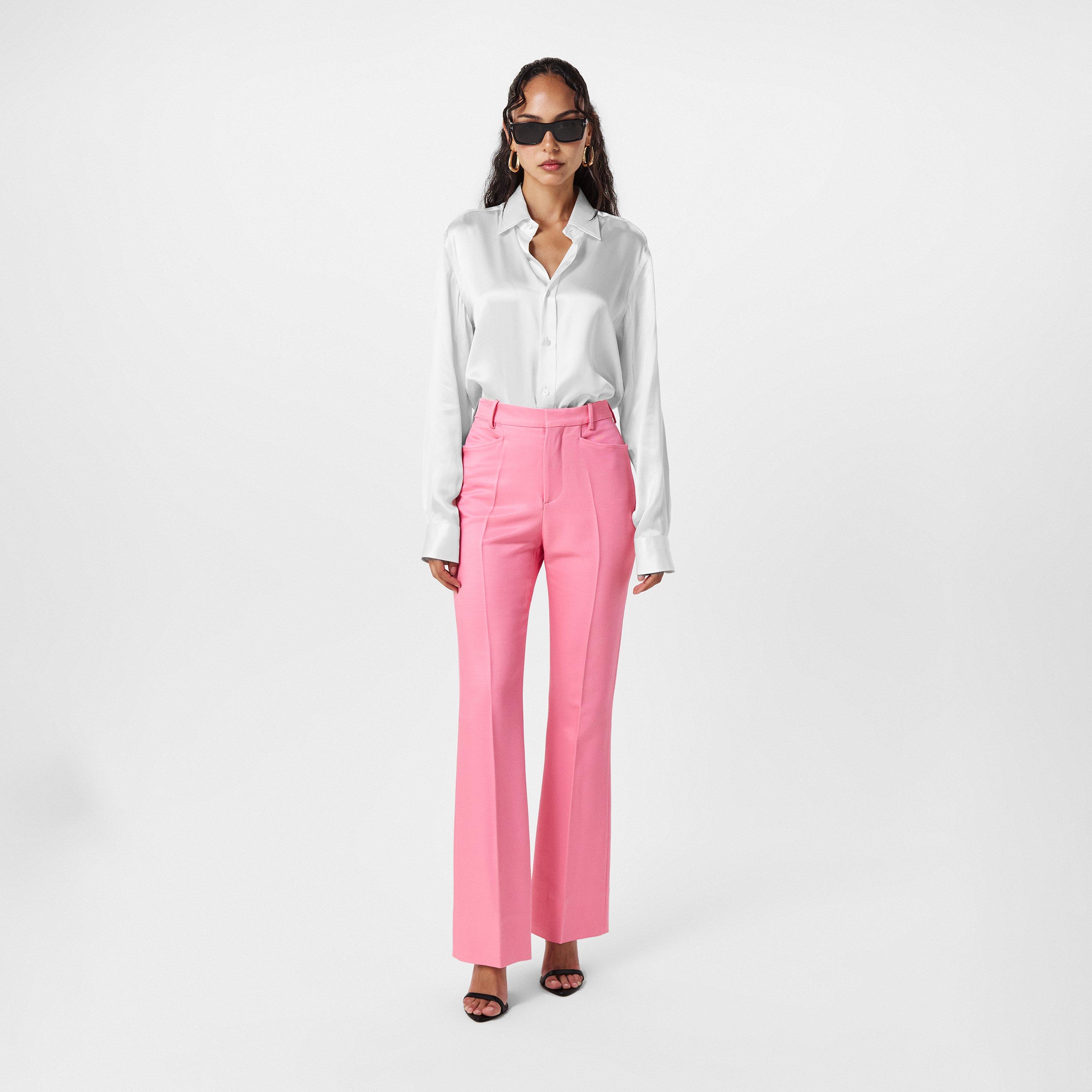 High-Quality Structured Knitted Trousers