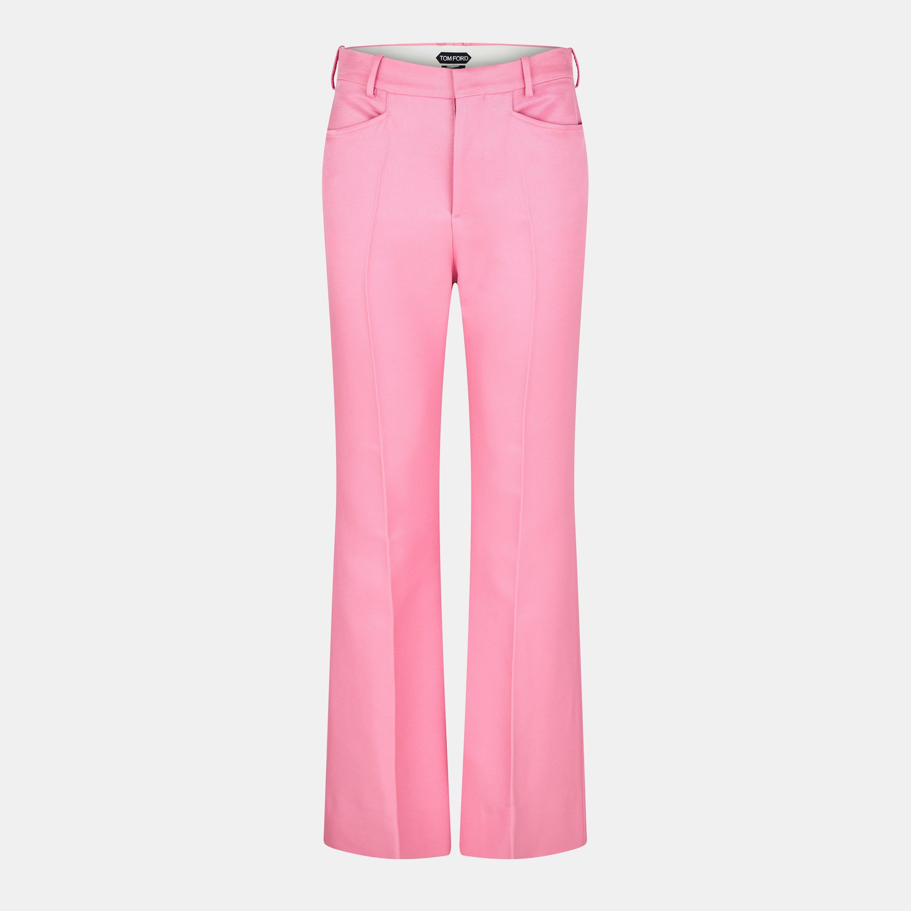 High-Quality Structured Knitted Trousers