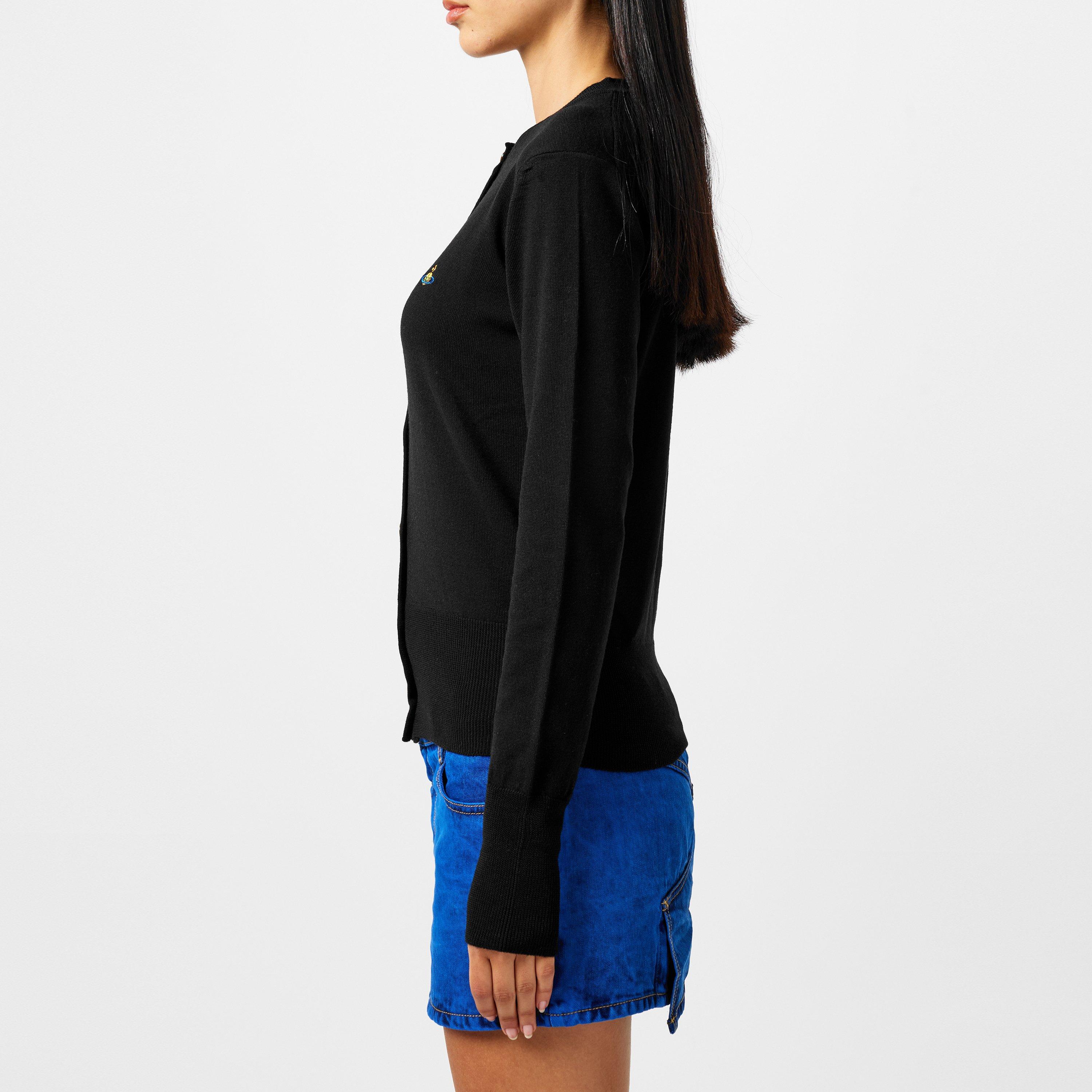 Plain Wool Knit Cardigan