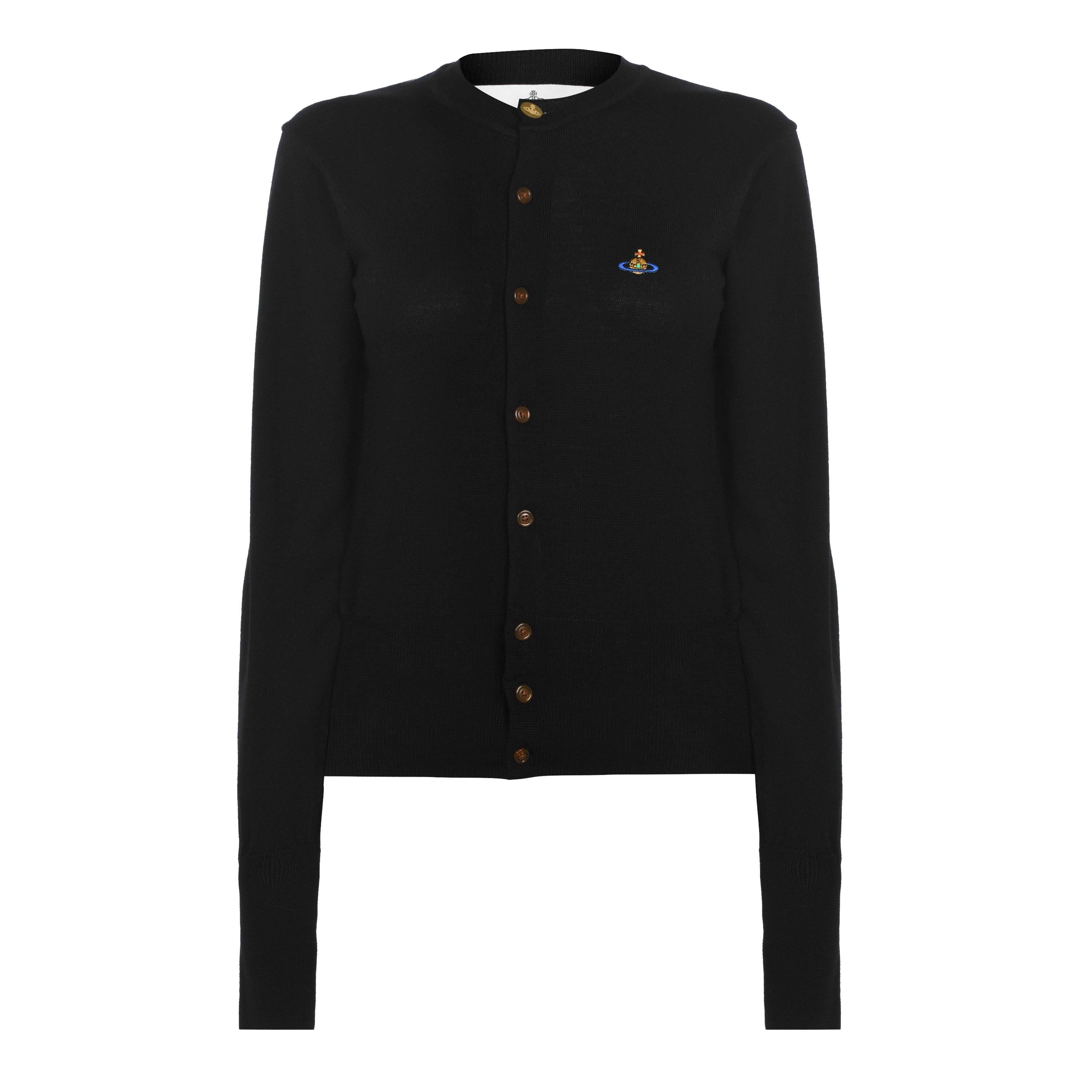 Plain Wool Knit Cardigan