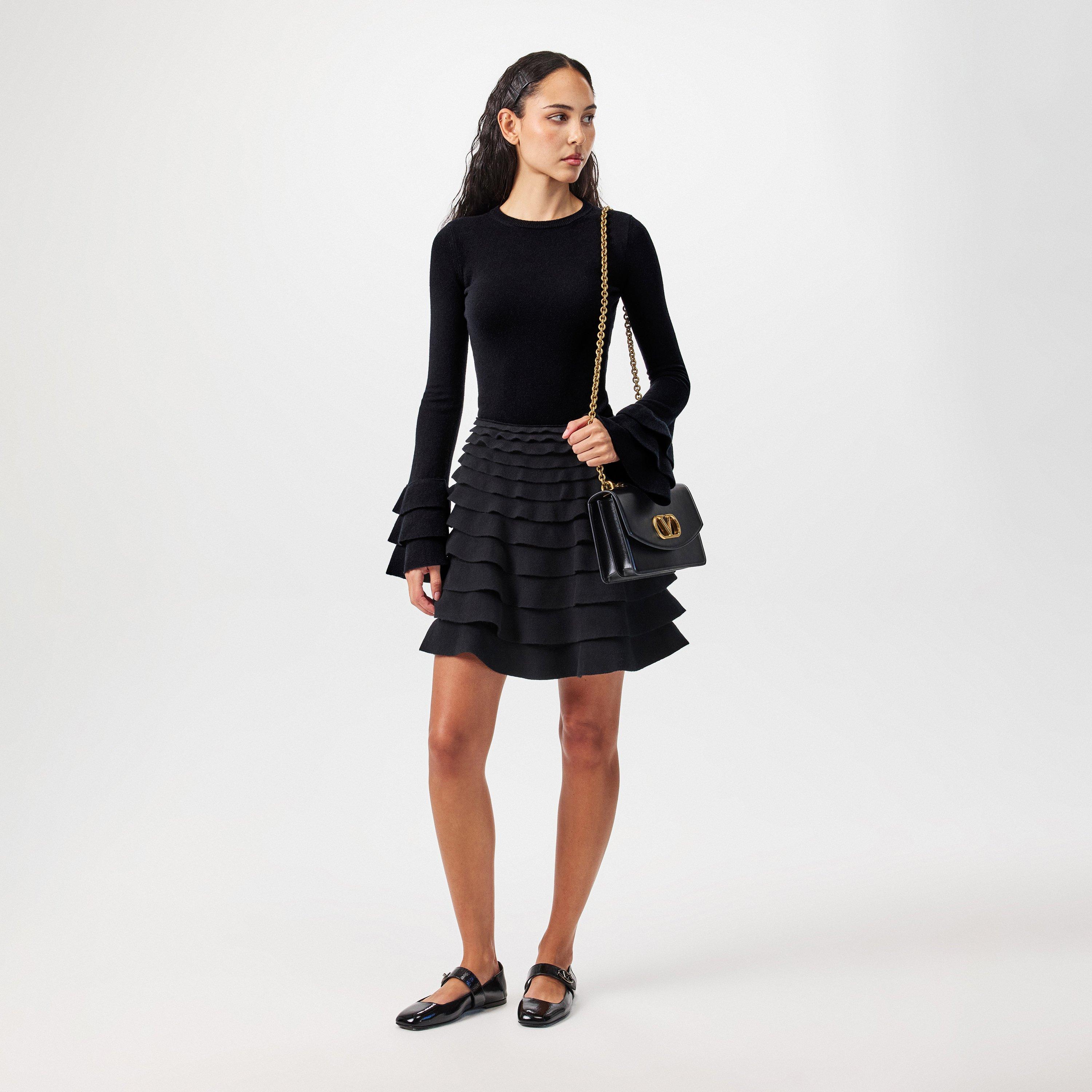 Maglia Ruffled-Curls Knit