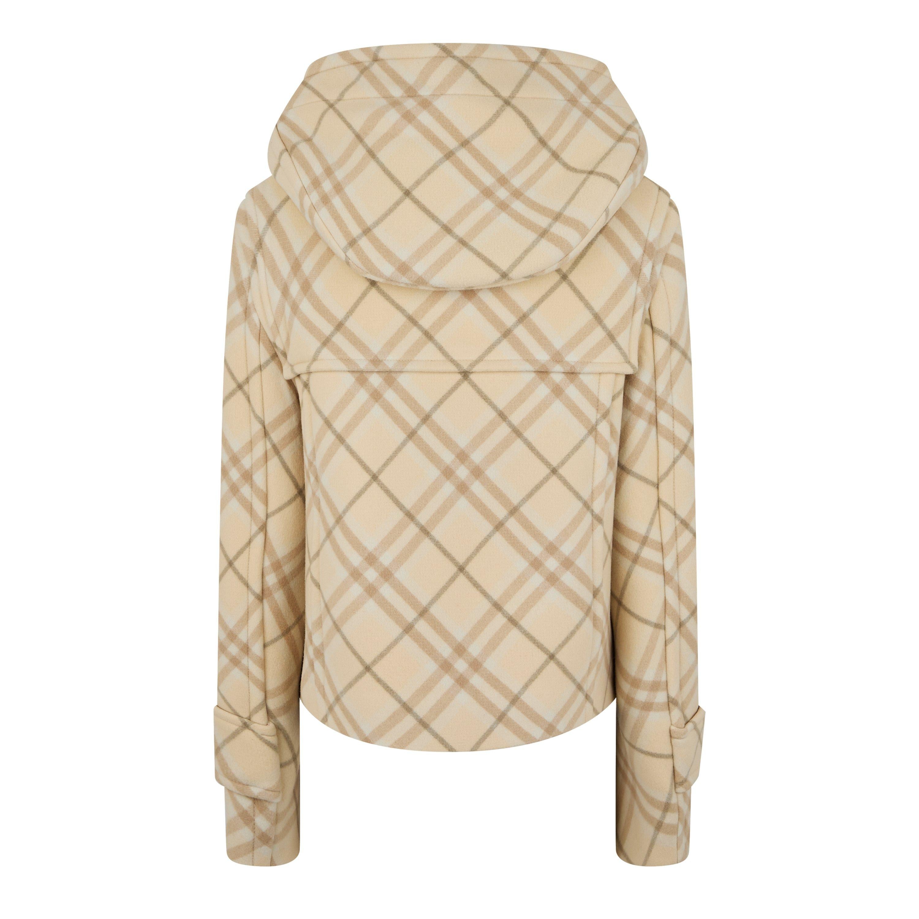 Women's Check Duffle Coat