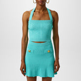 Halterneck Knitted Top