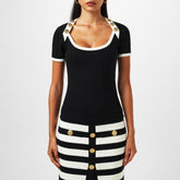 Button Detail T-Shirt