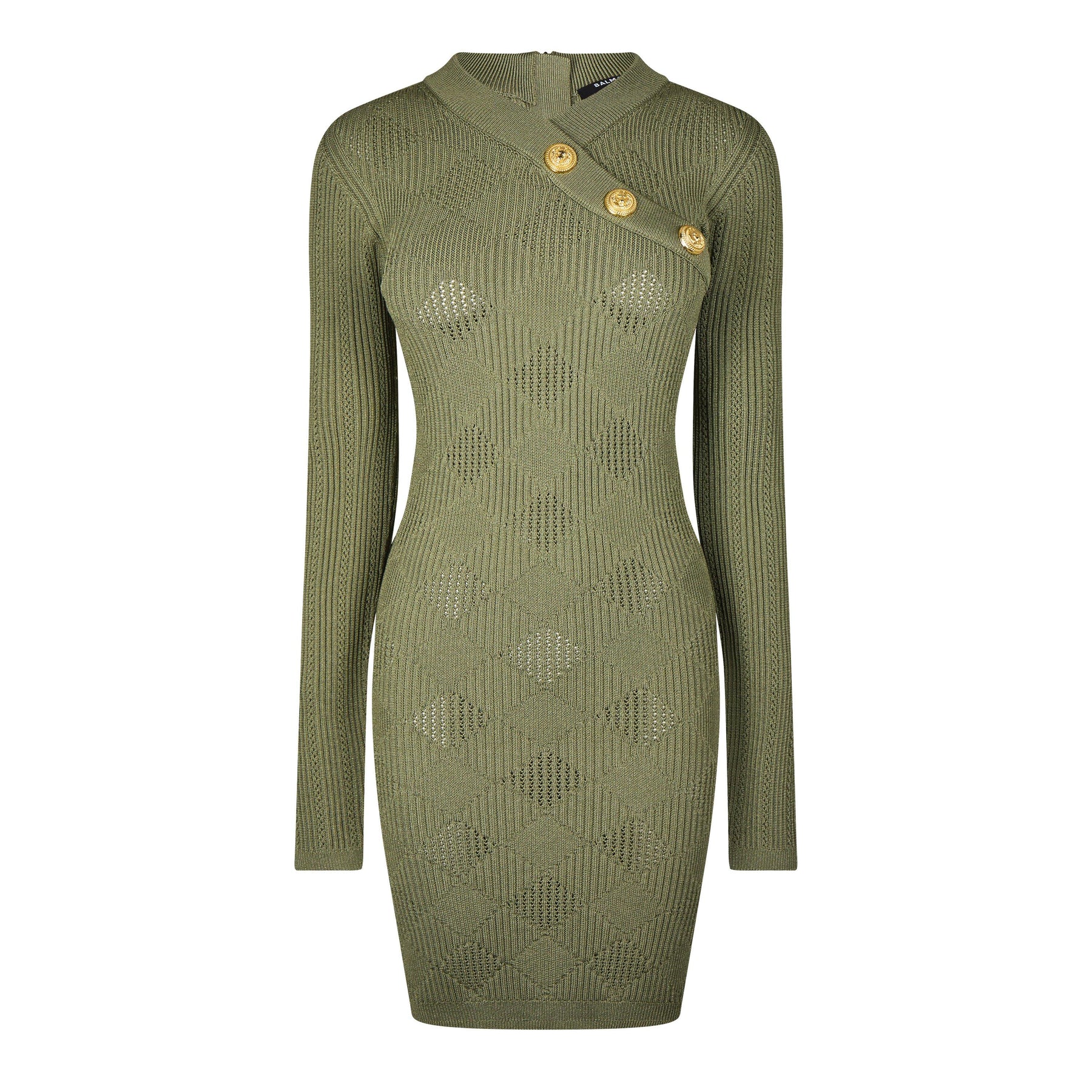 Gingham Button Dress