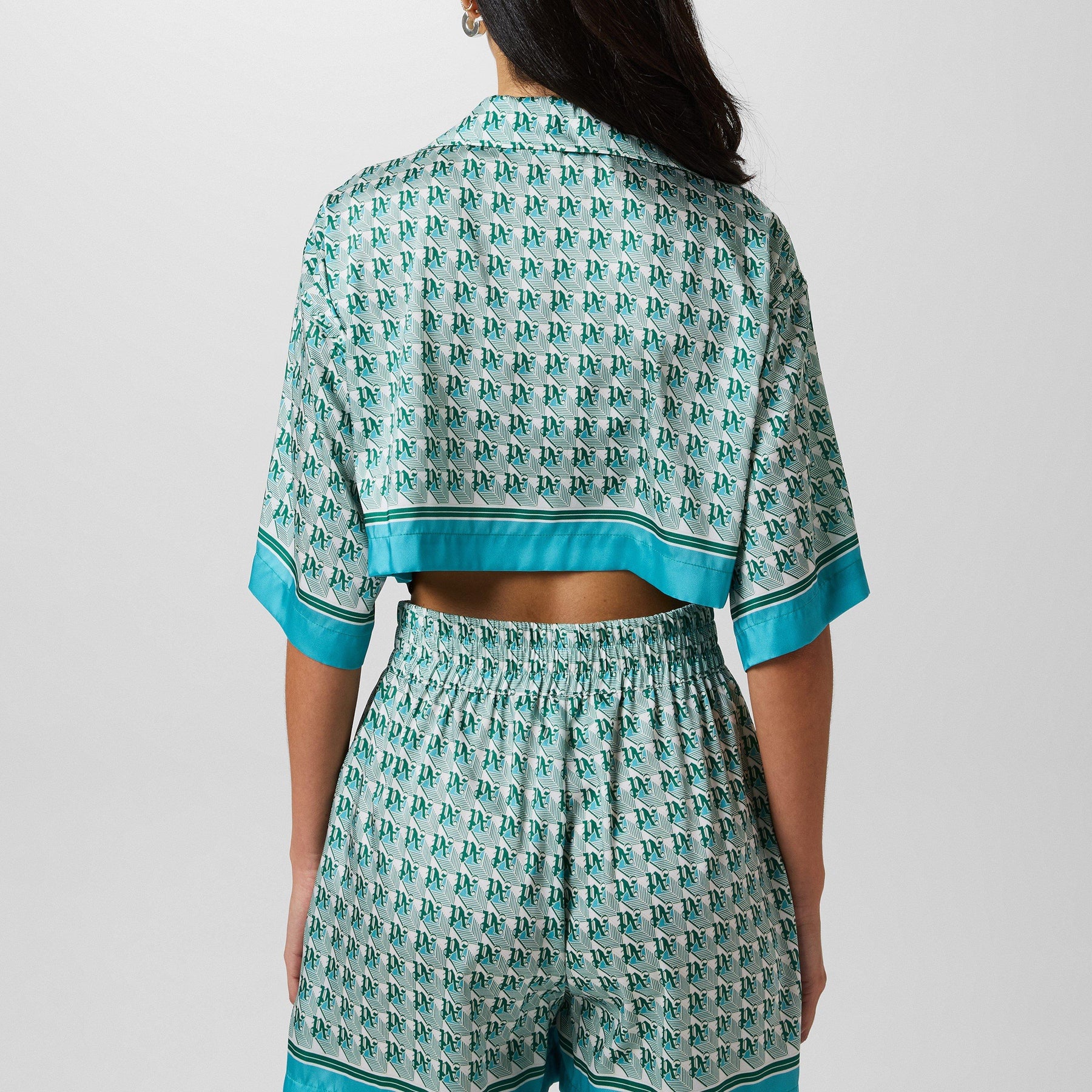 Diamond Cropped Shirt