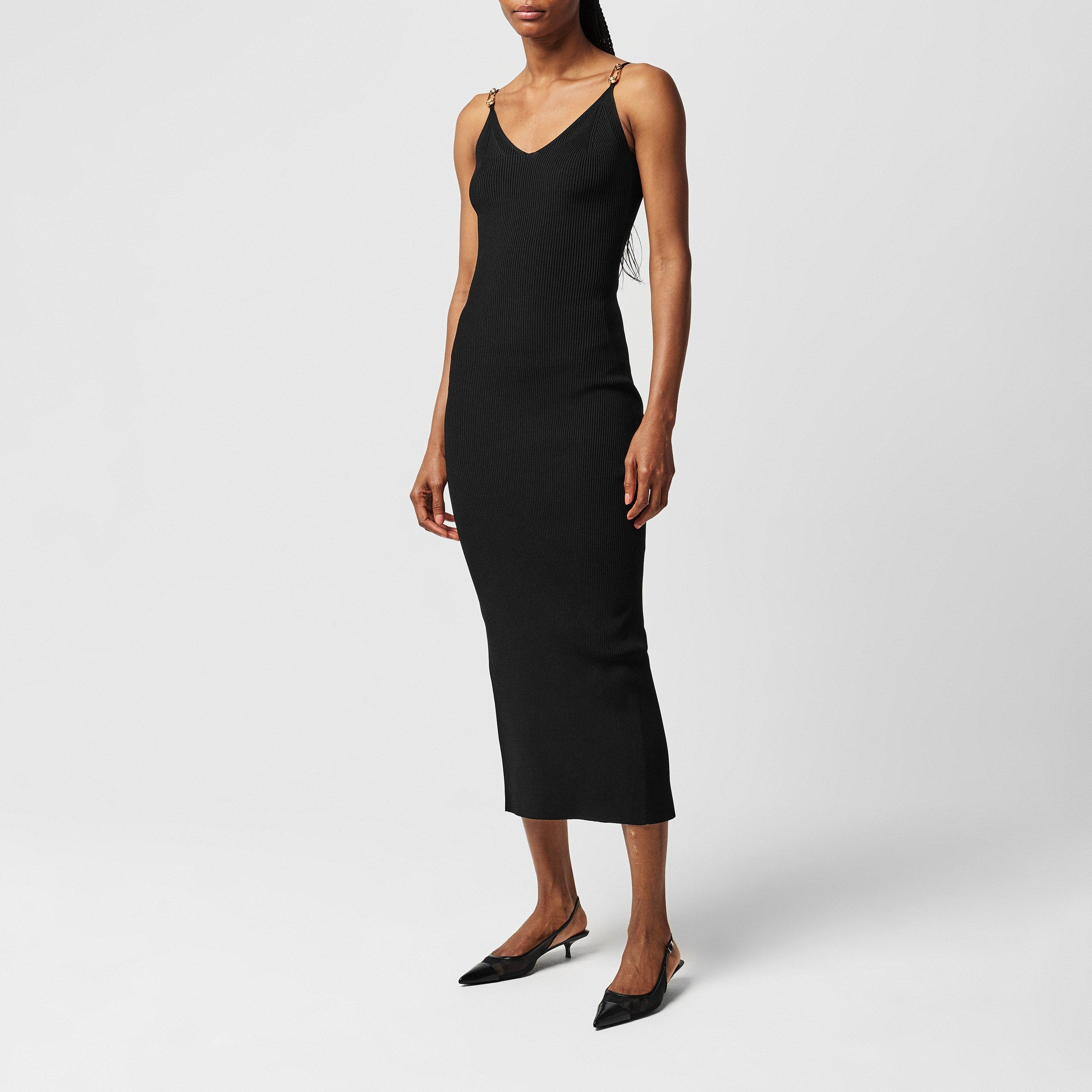 Embellished Stretch-Jersey Midi Dress