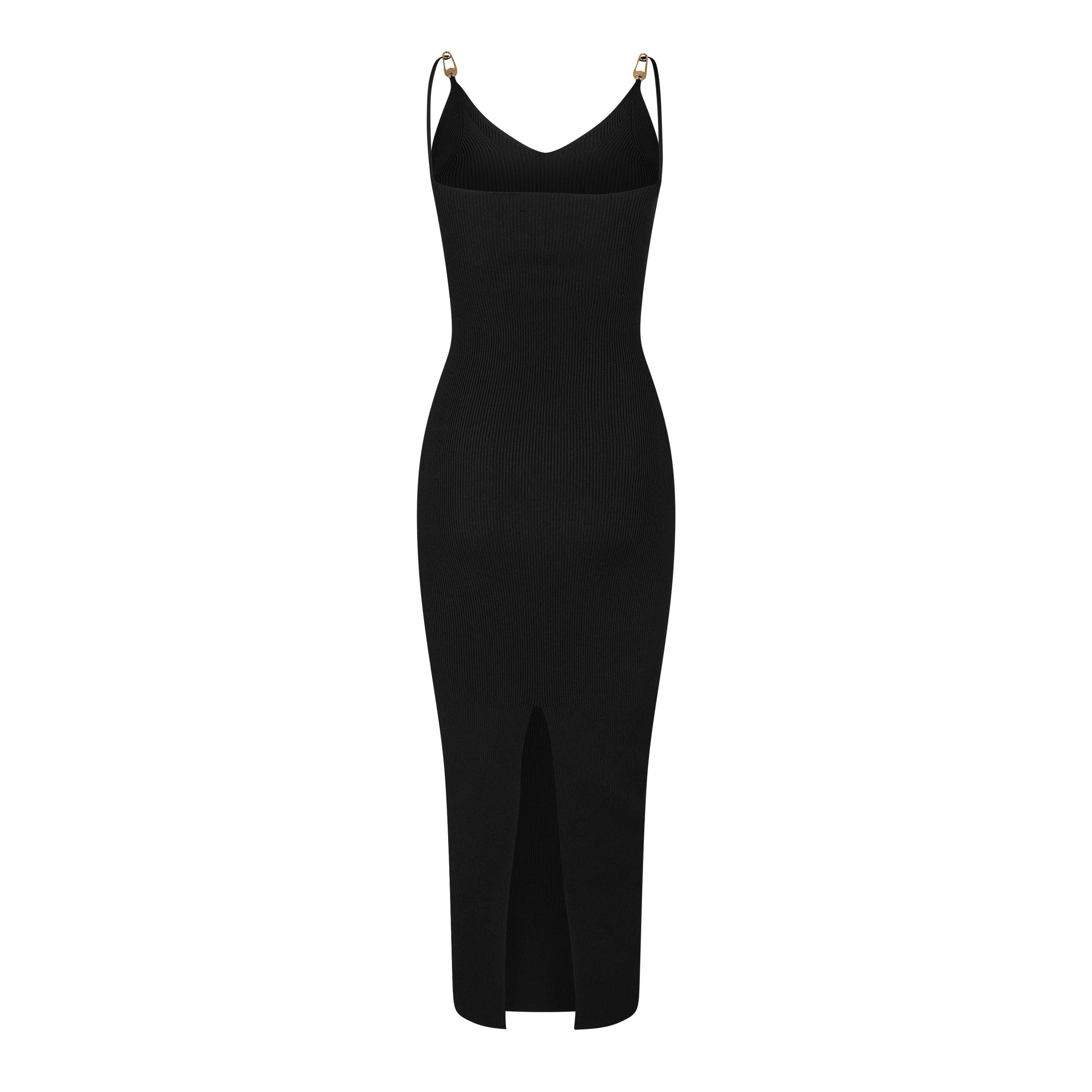 Embellished Stretch-Jersey Midi Dress