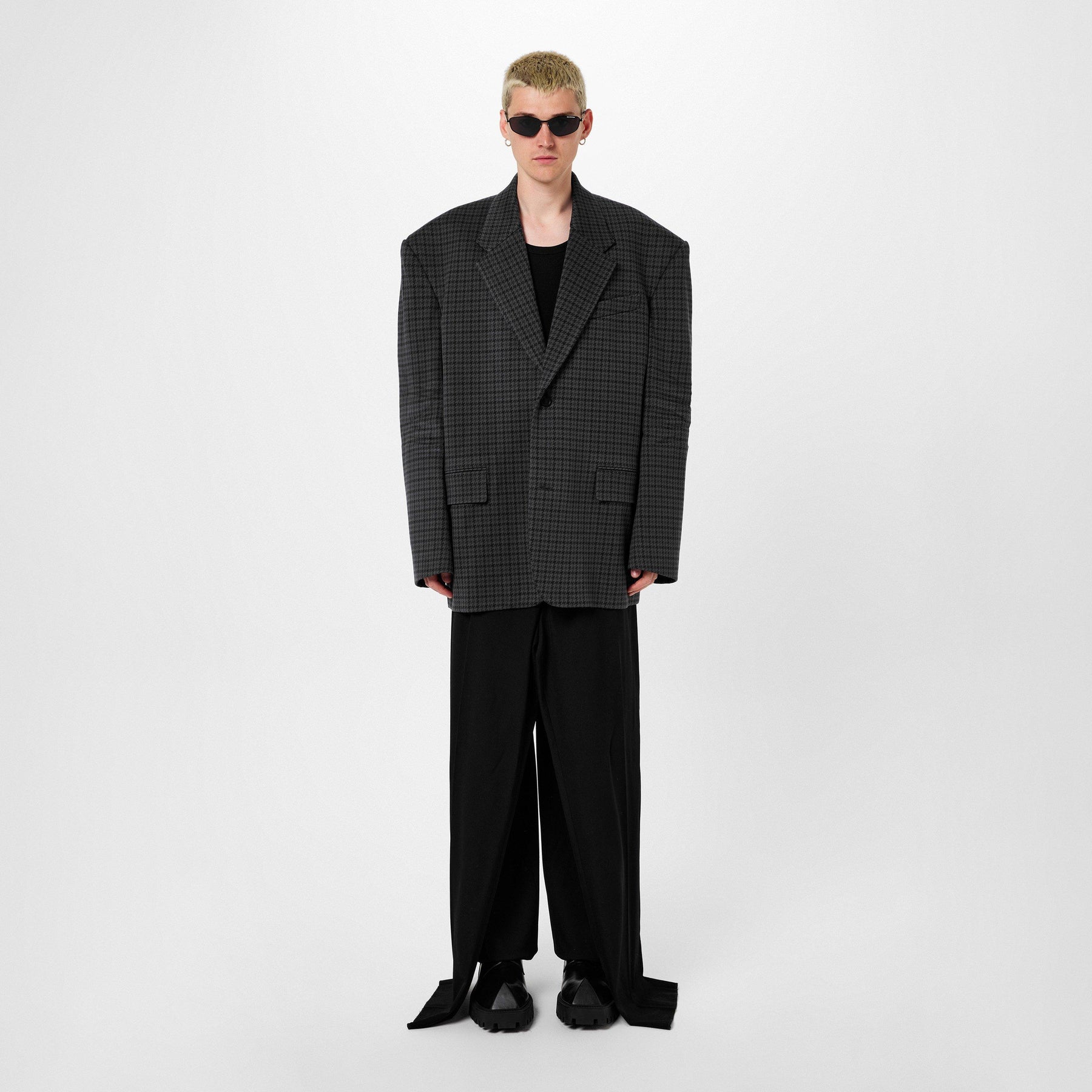 Deconstructed Double Front Trousers
